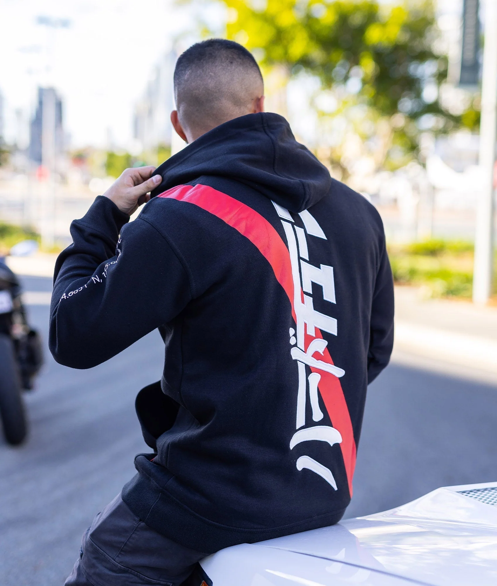 Katakana Hoodie - Black - Image 2
