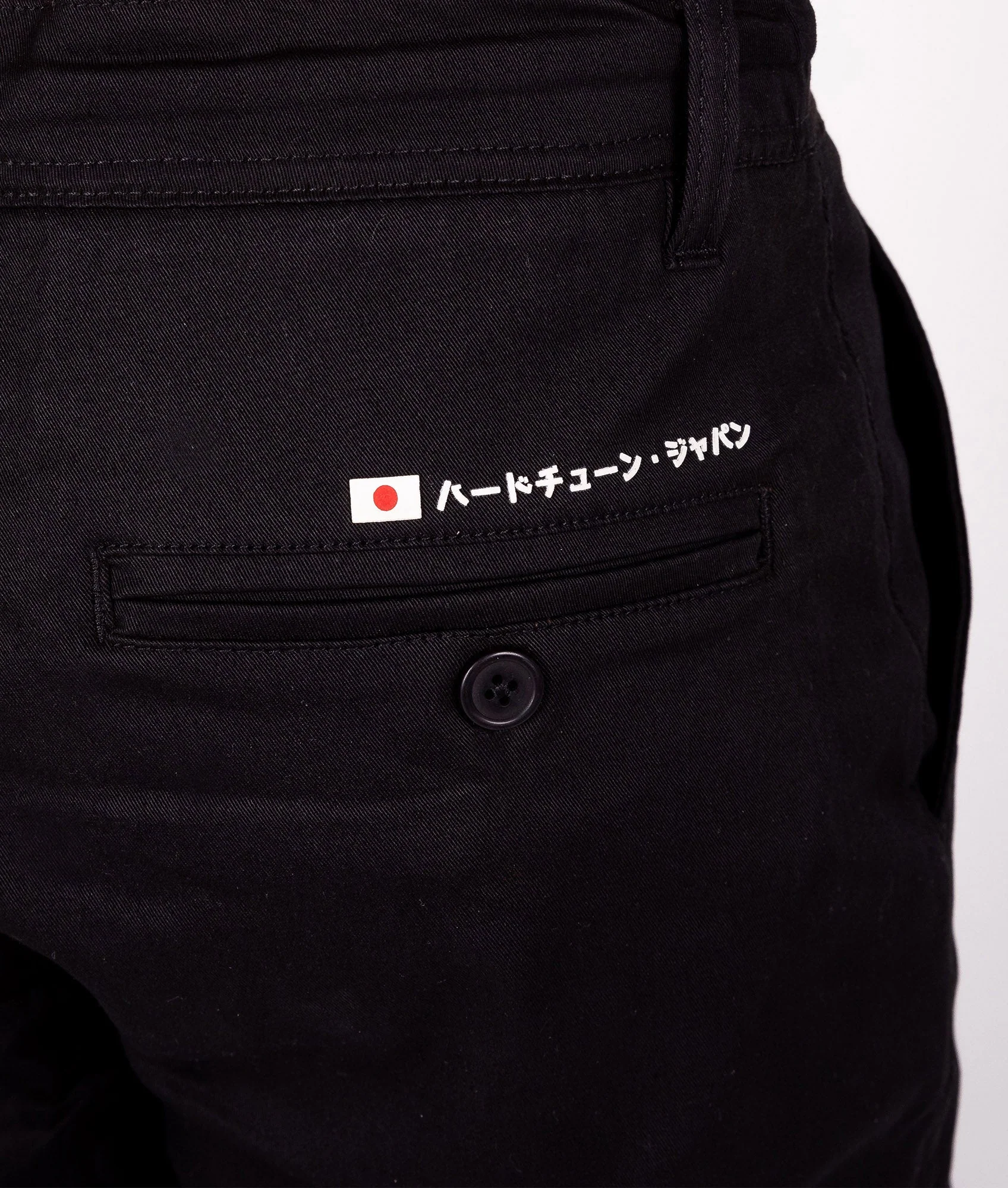 HardTuned Grid Cuffed Chinos - Black - Image 6
