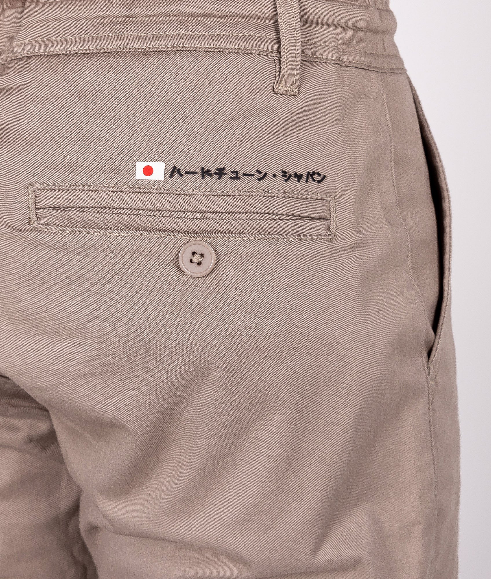 HardTuned Grid Cuffed Chinos - Tan - Image 6