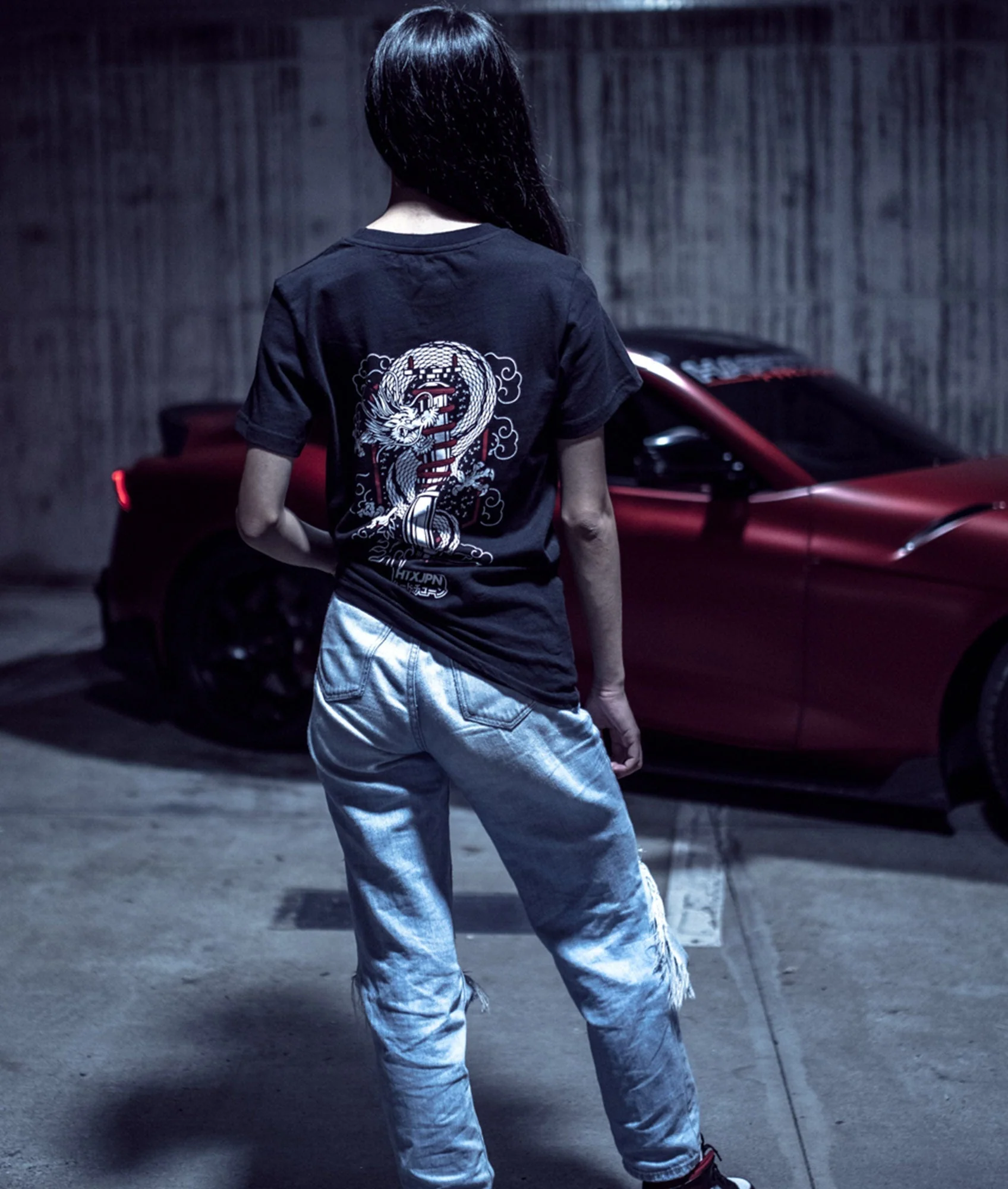 Dragon Coilover Tattoo Band Tee - Image 2