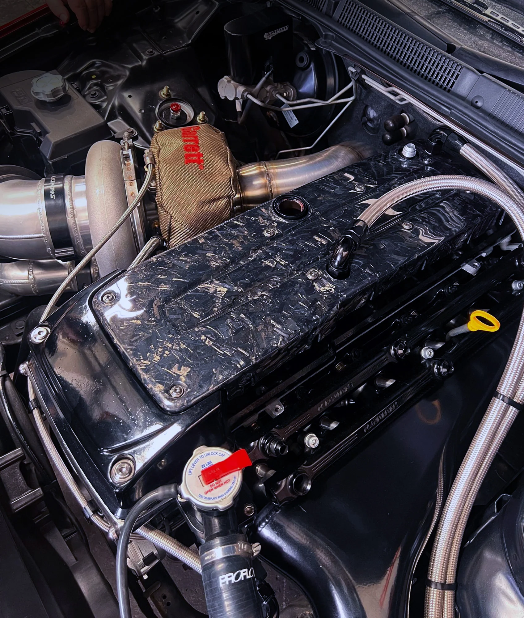 Ford Falcon FG XR6 - Real Carbon Fibre Coil Cover ( Barra F6 G6ET ) - Image 3