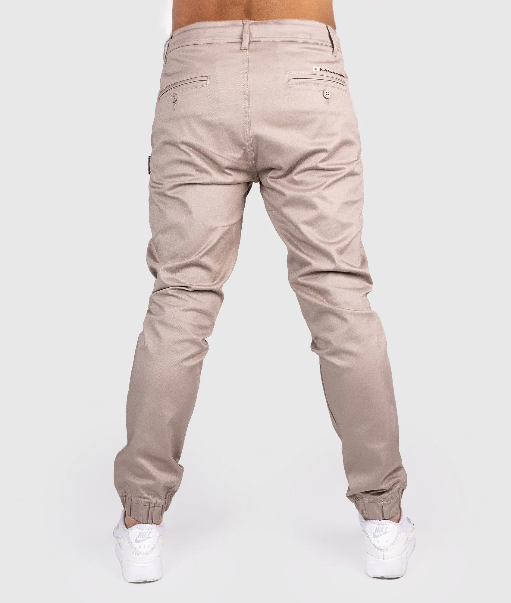 HardTuned Grid Cuffed Chinos - Tan - Image 2
