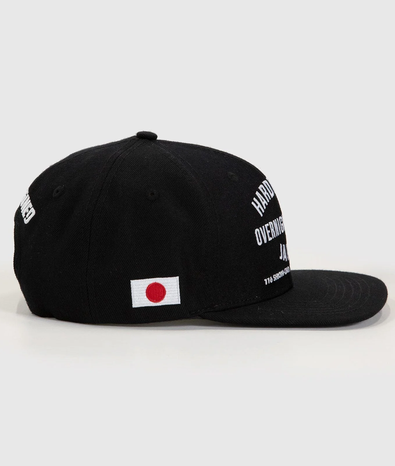 Hardtuned Overnight Parts Black Flat Brim Cap - Image 5