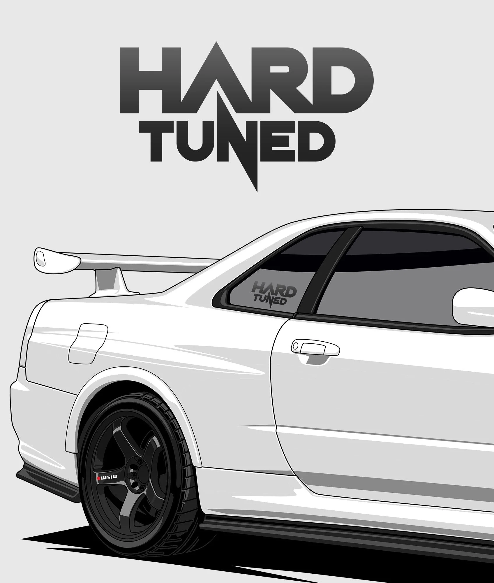 Hardtuned Voltage Vinyl Sticker - Image 2