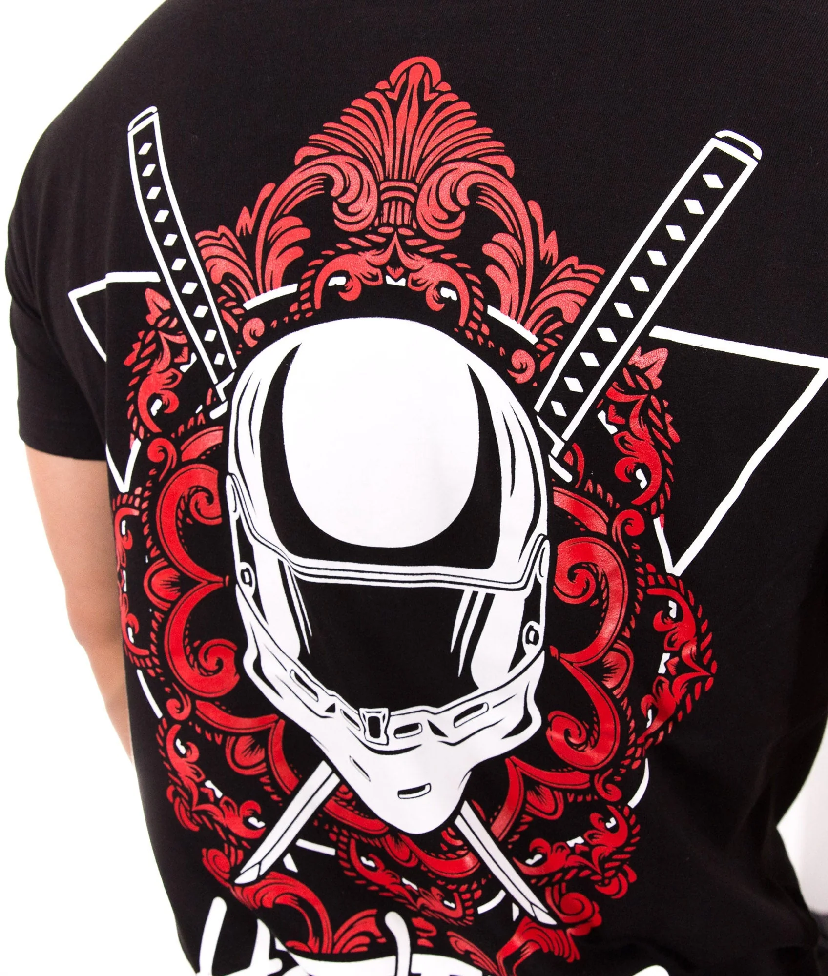 Helmet Tattoo Band Tee - Image 5