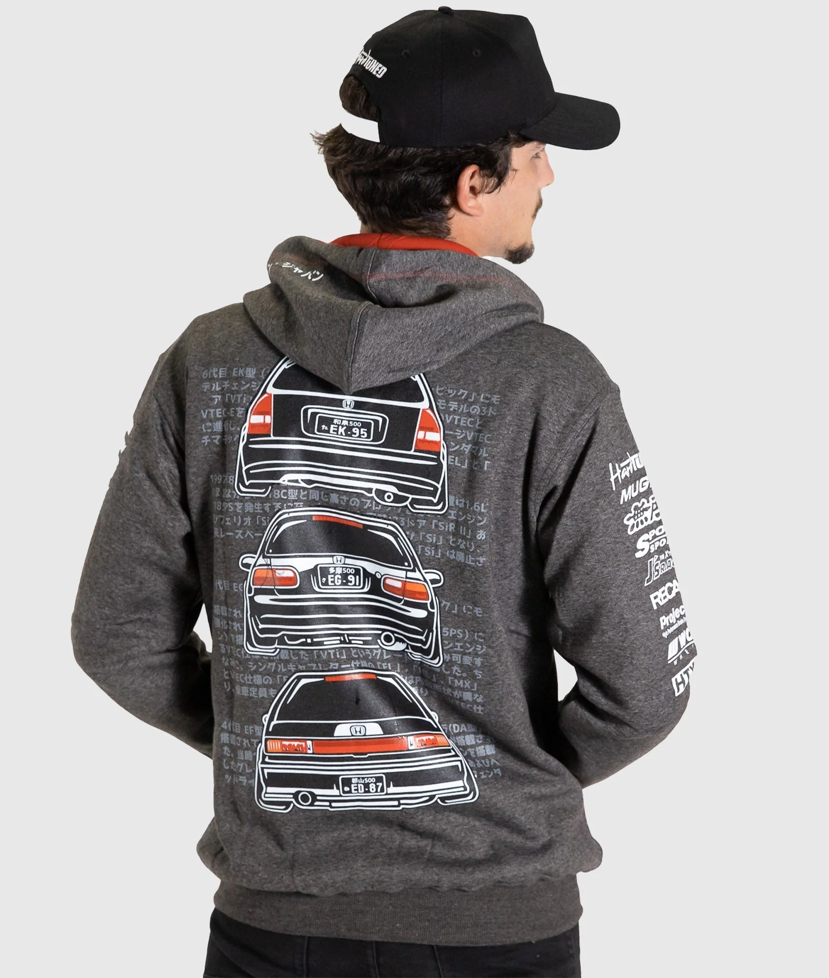 Honda Civic EK, EG, ED Hoodie - Image 5