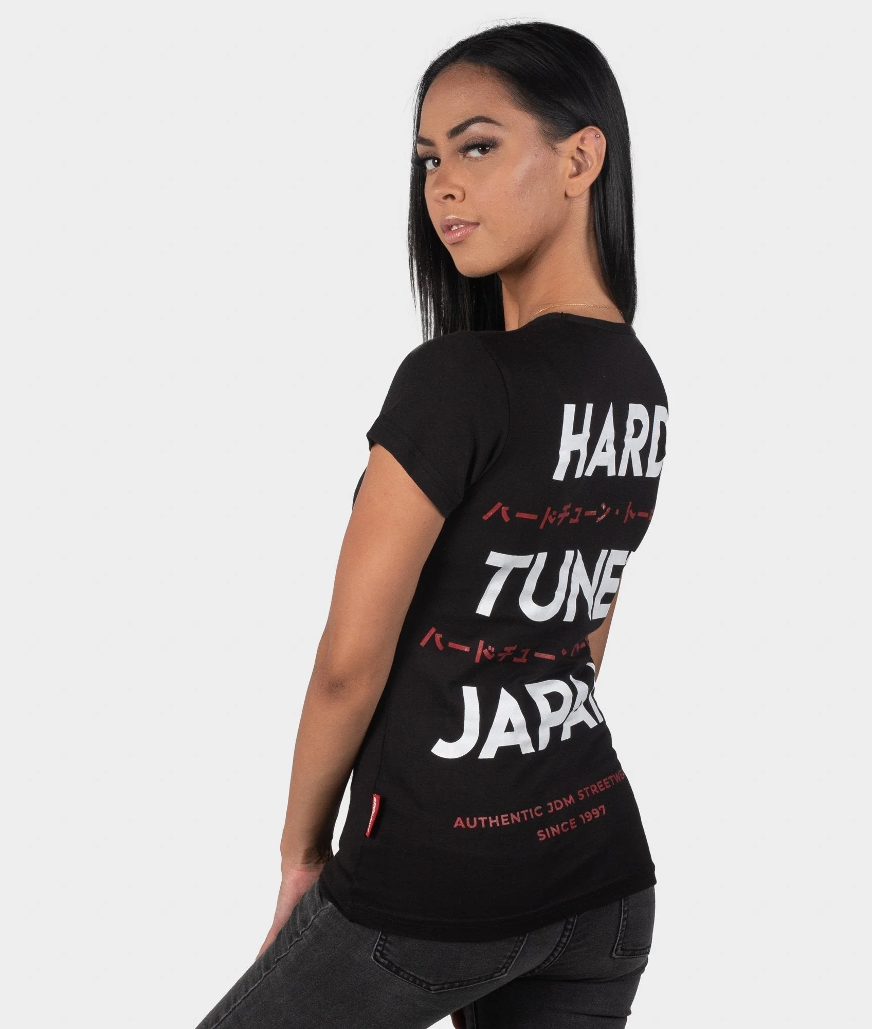 Womens HTxJPN Crossing Tee - Black - Image 4