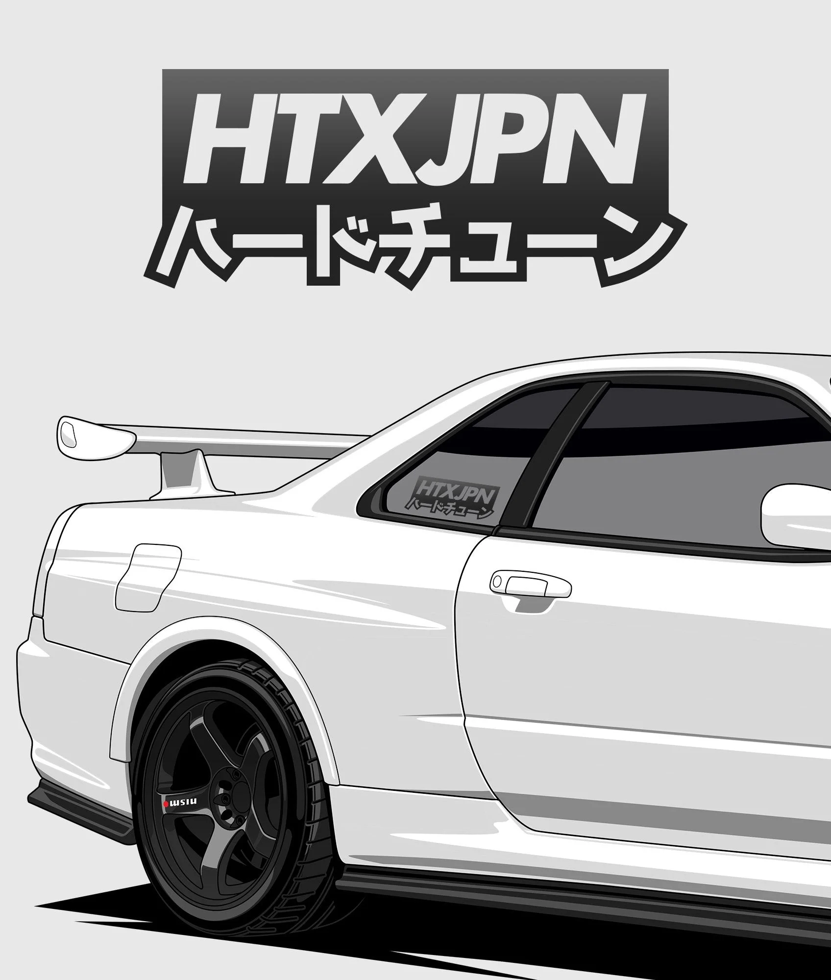 HTXJPN Kanji Vinyl Sticker - Image 8