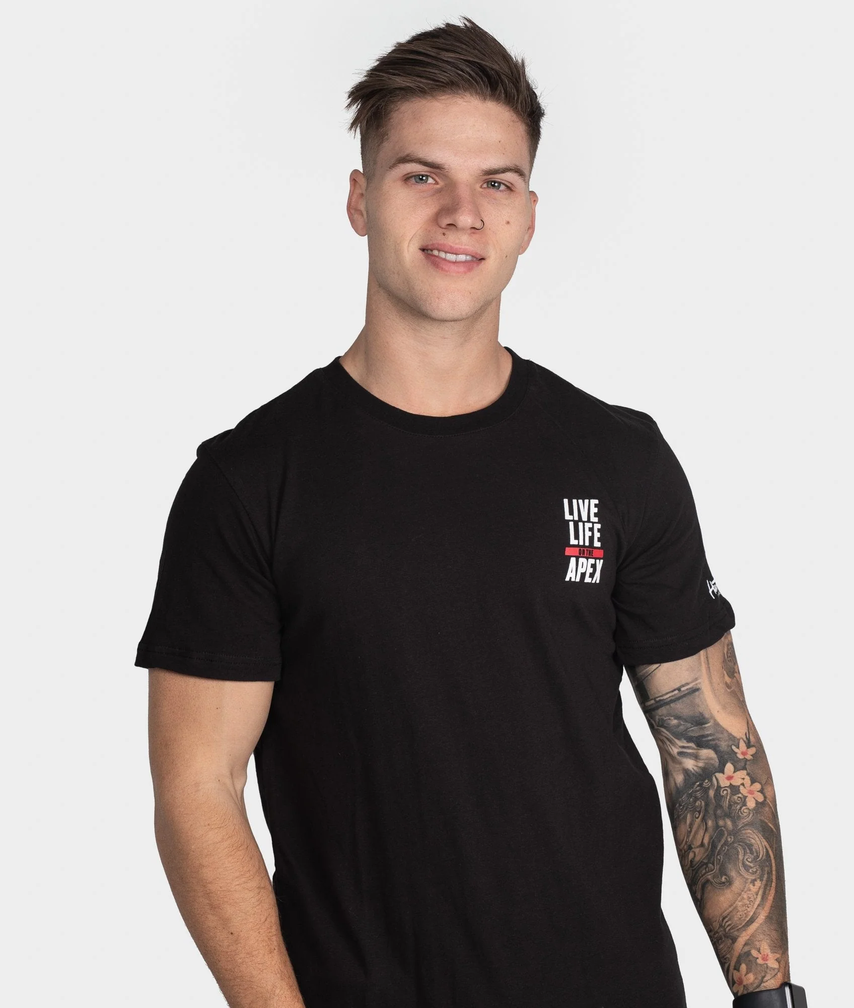 Life on the Apex Tee - Black - Image 2
