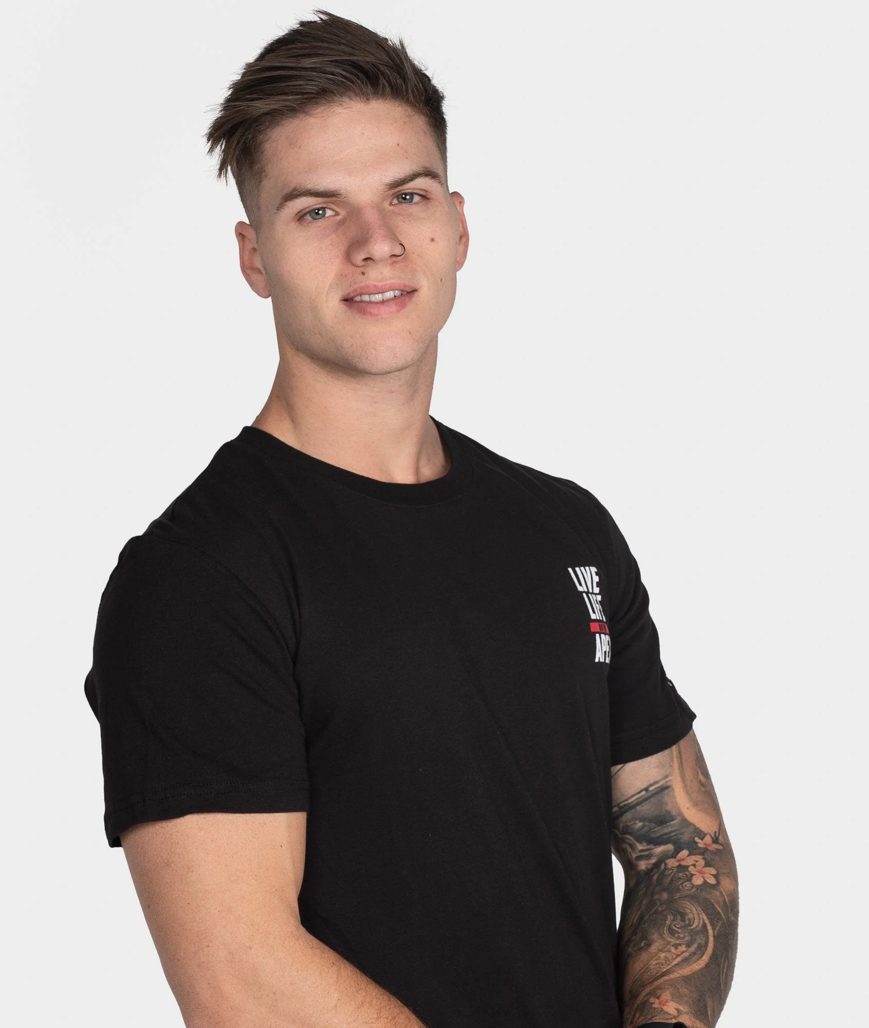 Life on the Apex Tee - Black - Image 5