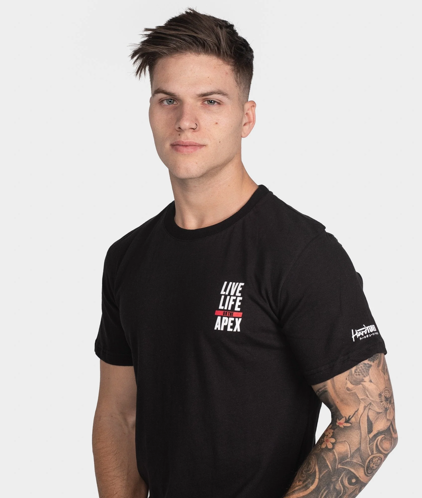 Life on the Apex Tee - Black - Image 7