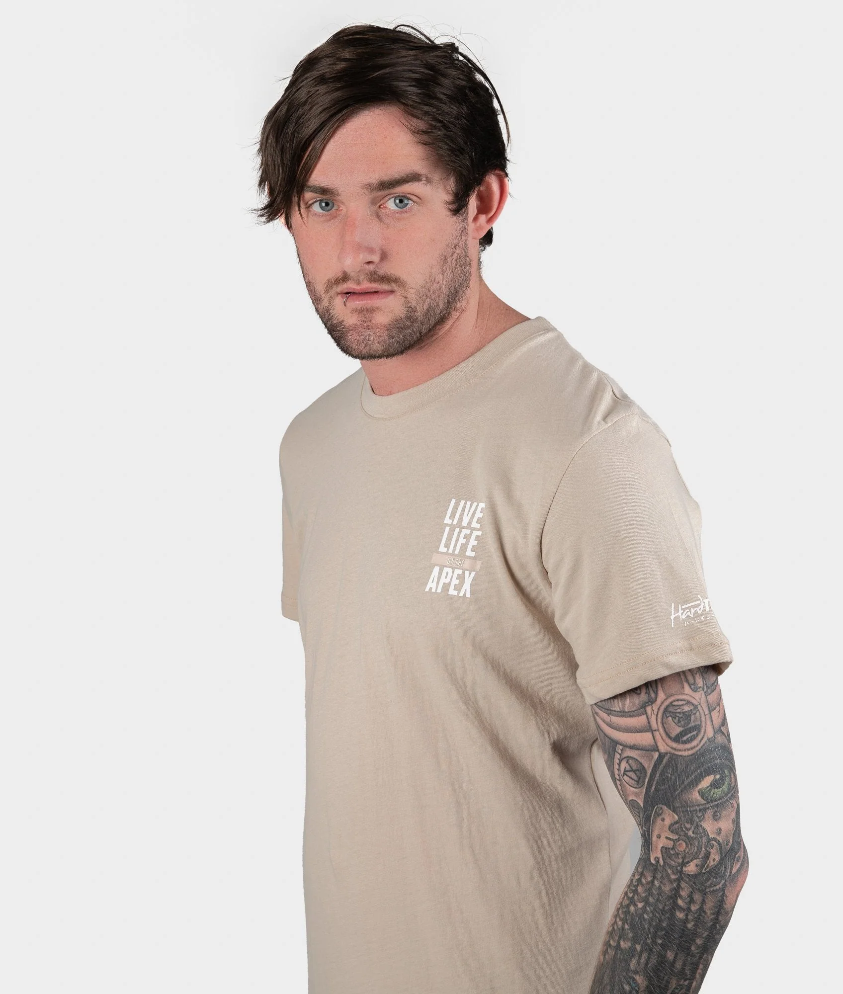 Life on the Apex Tee - Tan - Image 3
