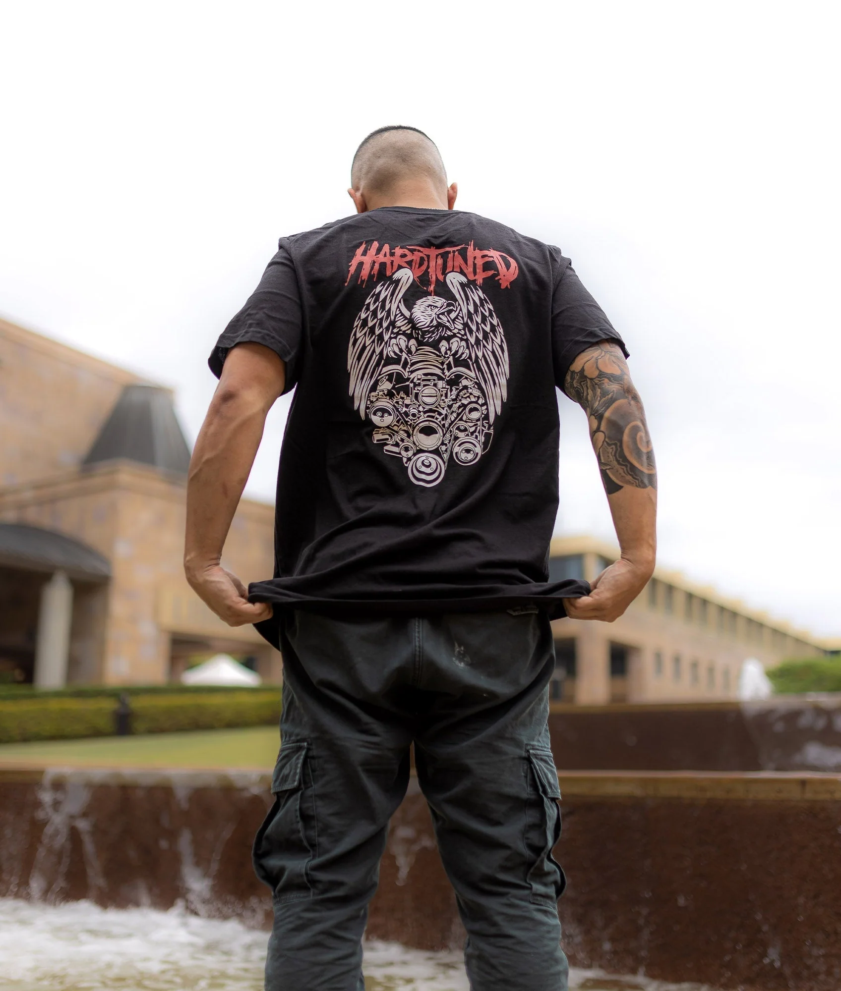 LS Eagle Tattoo Band Tee - Image 2