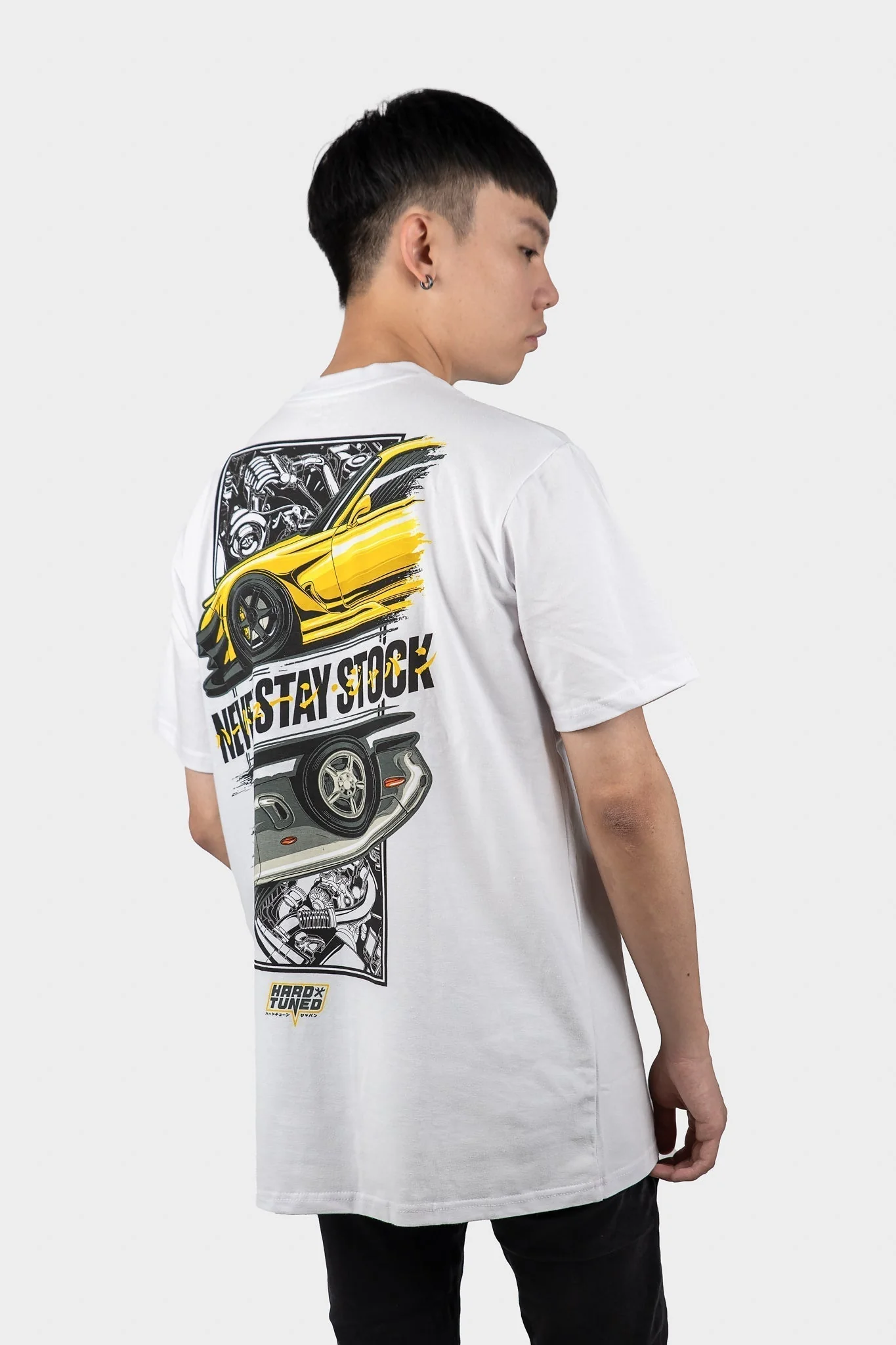 Mazda RX7 Never Stay Stock Tee - Image 6