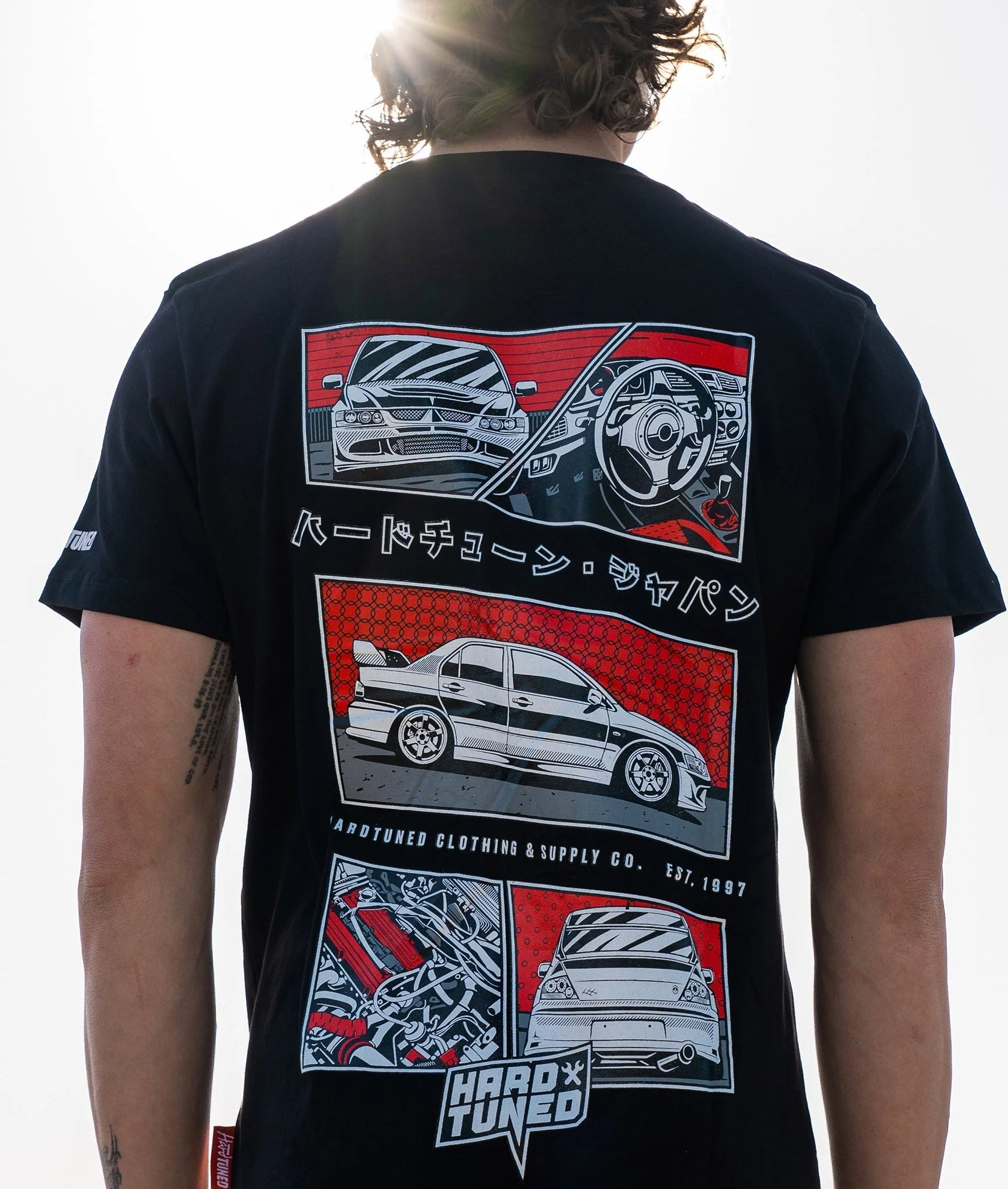 Mitsubishi EVO 8 Fragment Womens Tee - Image 3