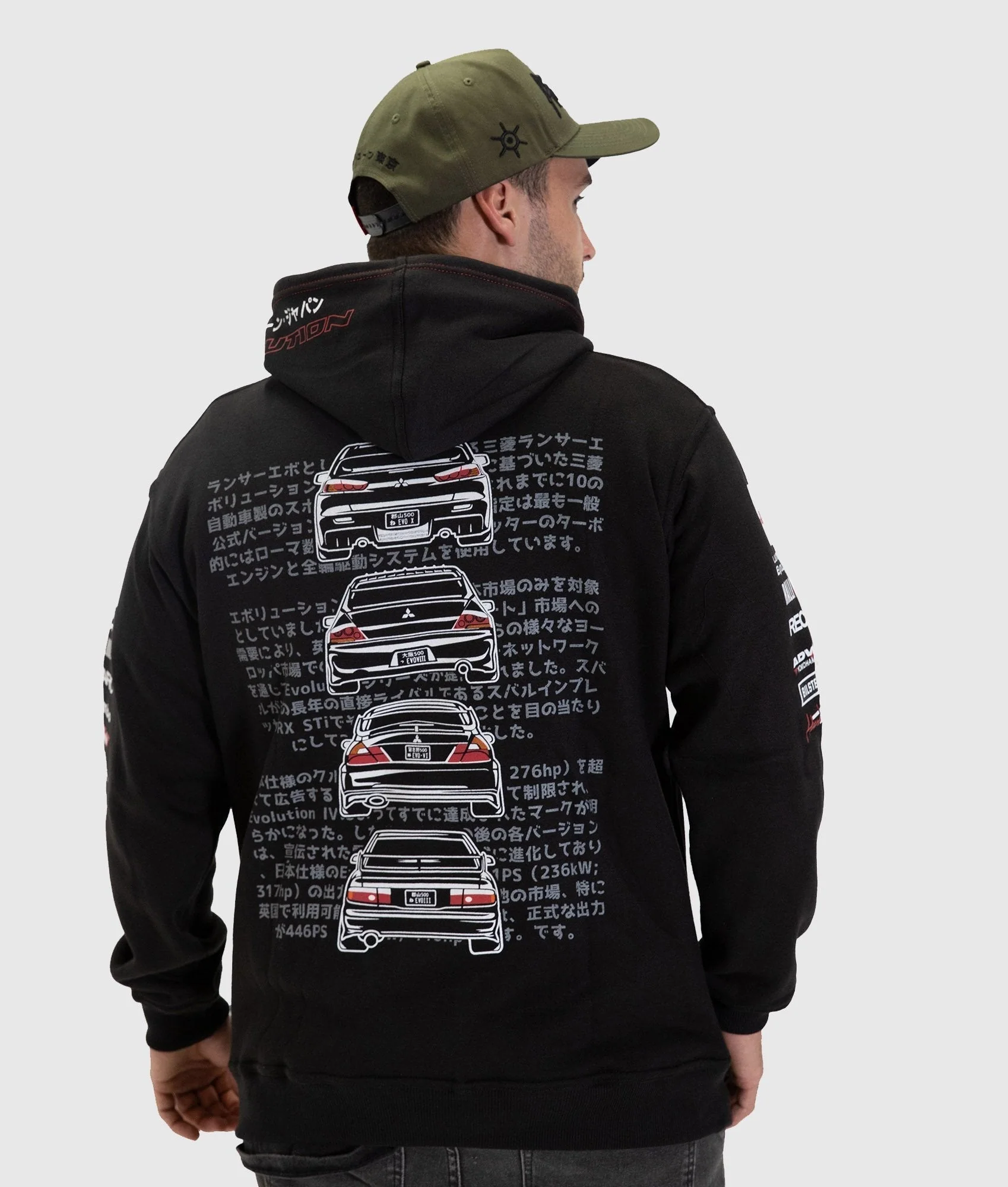 Mitsubishi Evolution Pullover Hoodie - Image 3