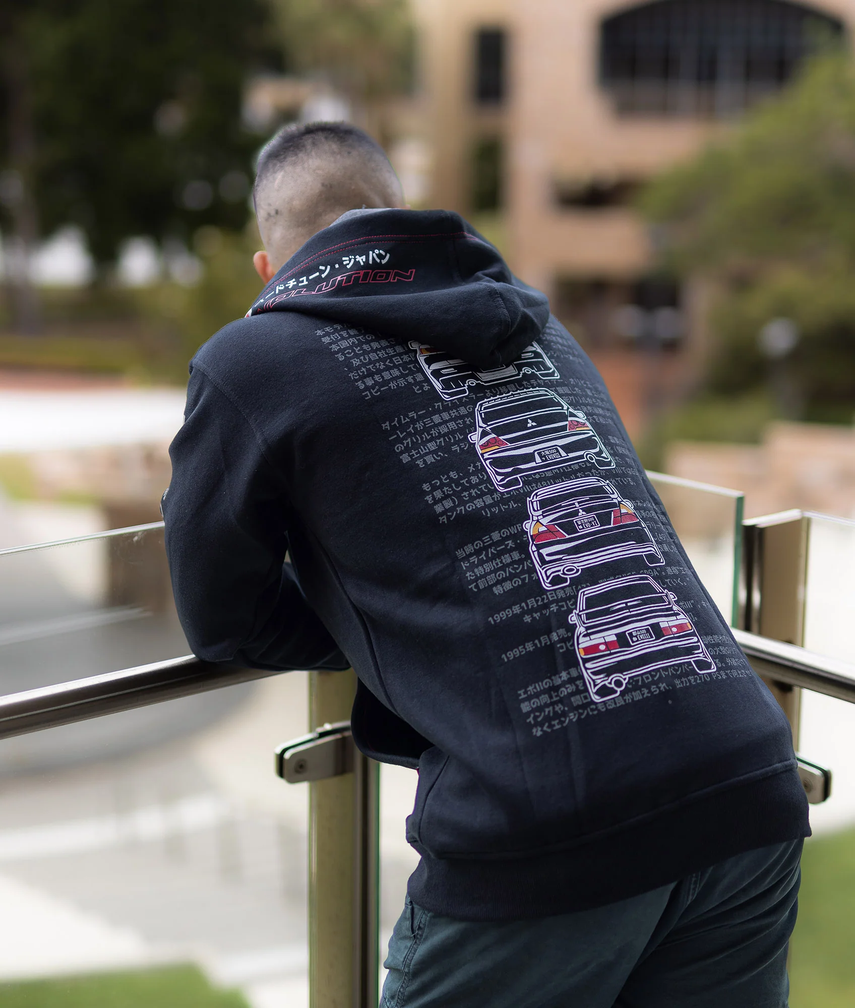 Mitsubishi Evolution Pullover Hoodie - Image 8