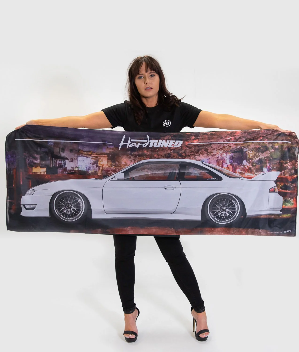 Nissan Silvia S14 Kouki Garage Flag - Image 2