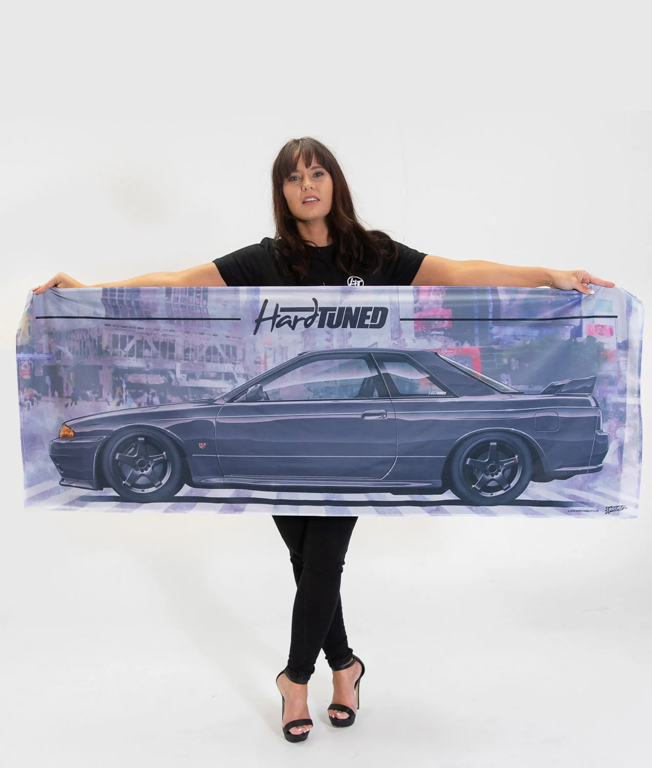 Nissan Skyline R32 GTR Garage Flag - Image 2