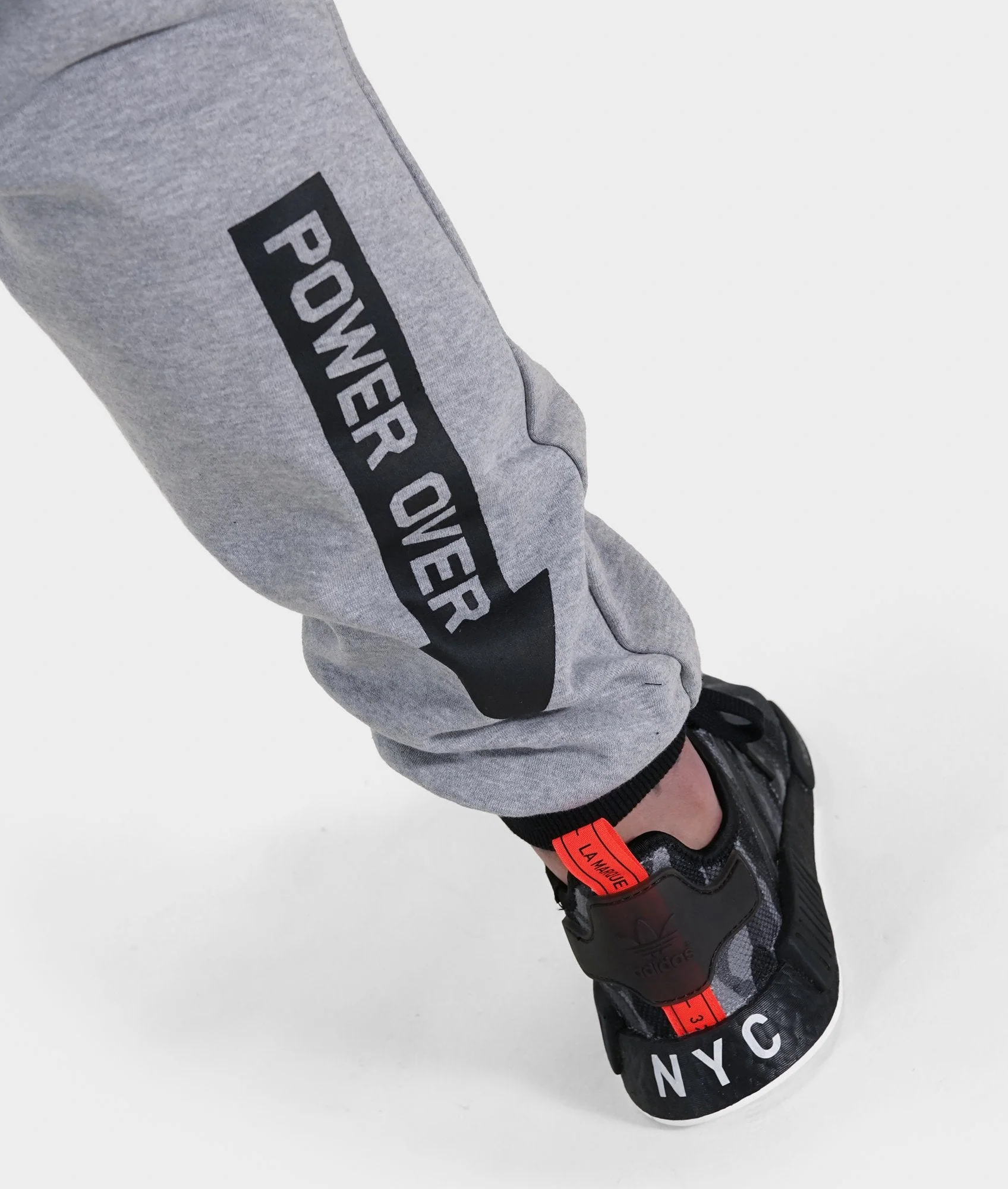 Mens Power Over Track Pants - Gray - Image 5