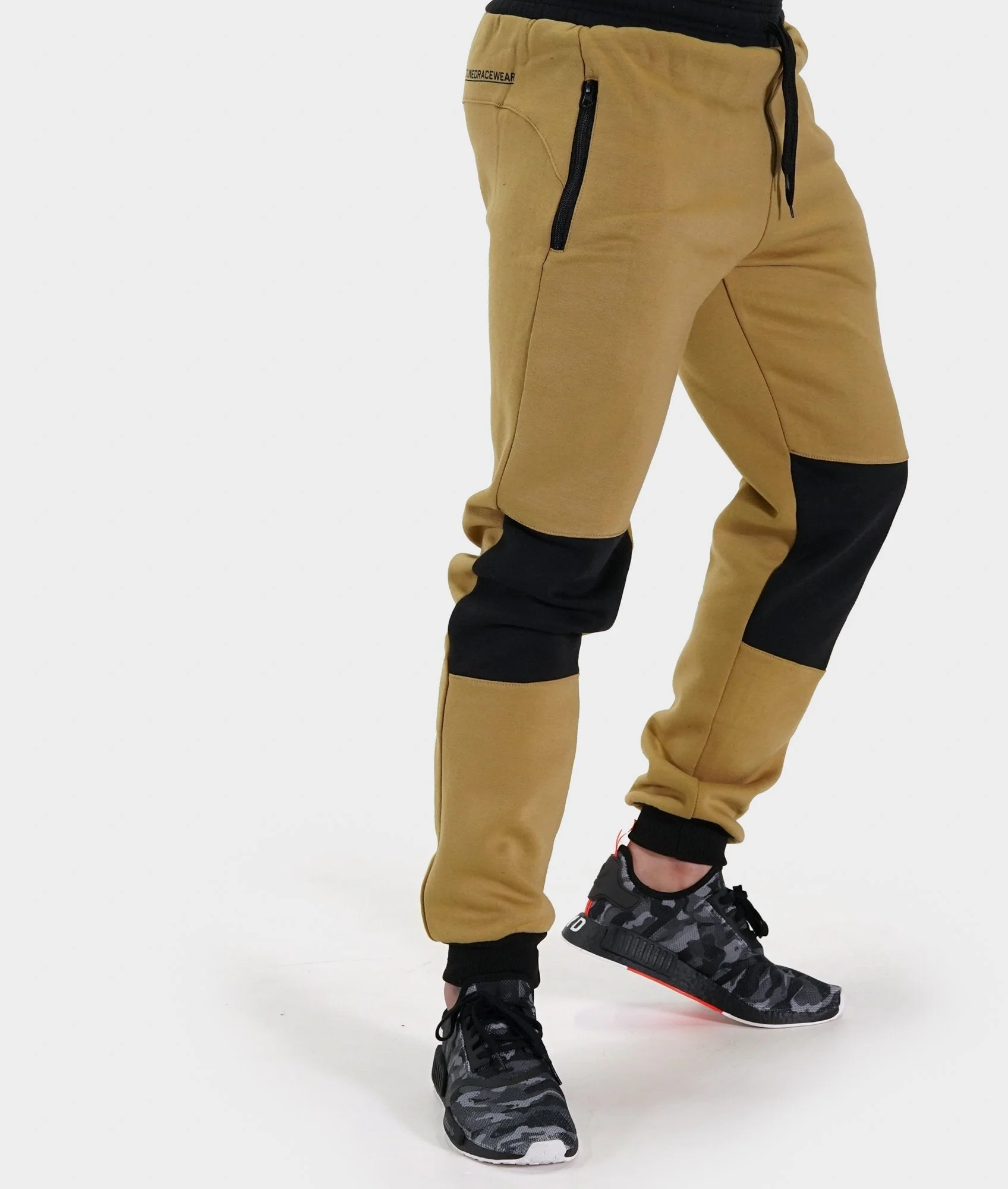 Mens Power Over Track Pants - Tan - Image 2