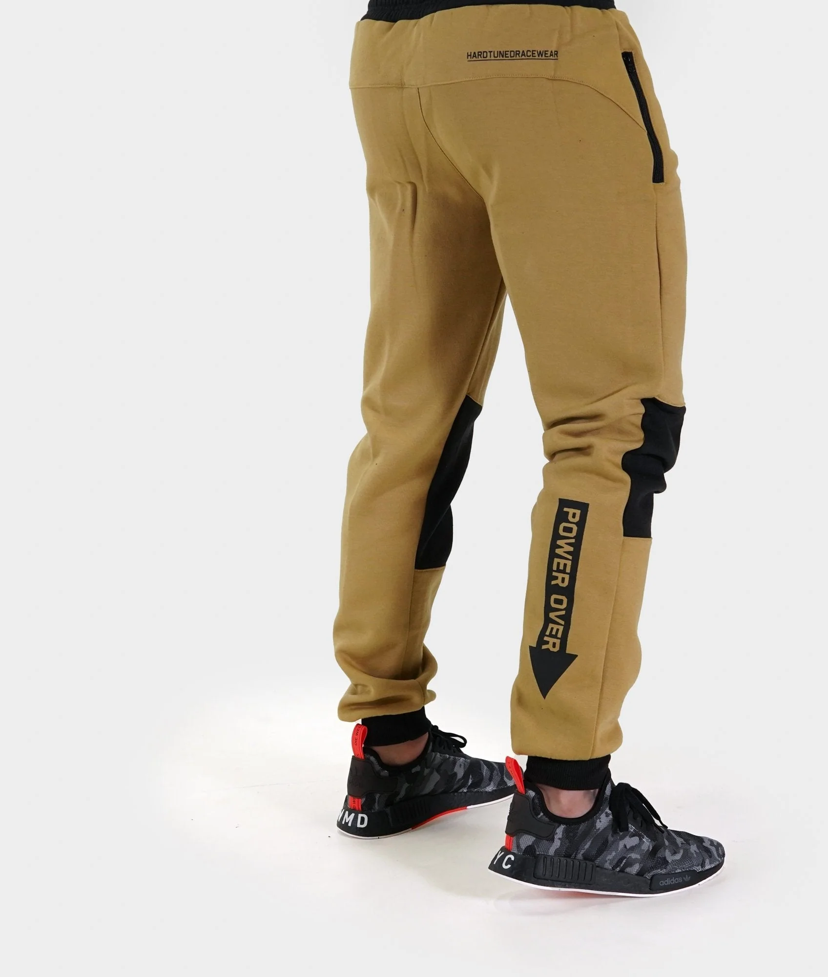 Mens Power Over Track Pants - Tan - Image 3