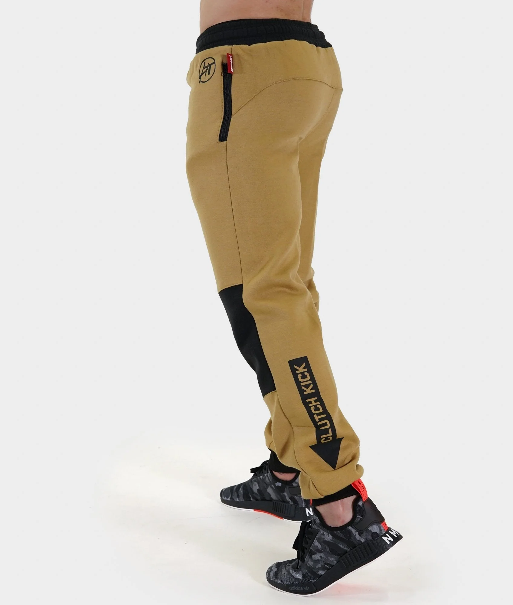 Mens Power Over Track Pants - Tan - Image 4