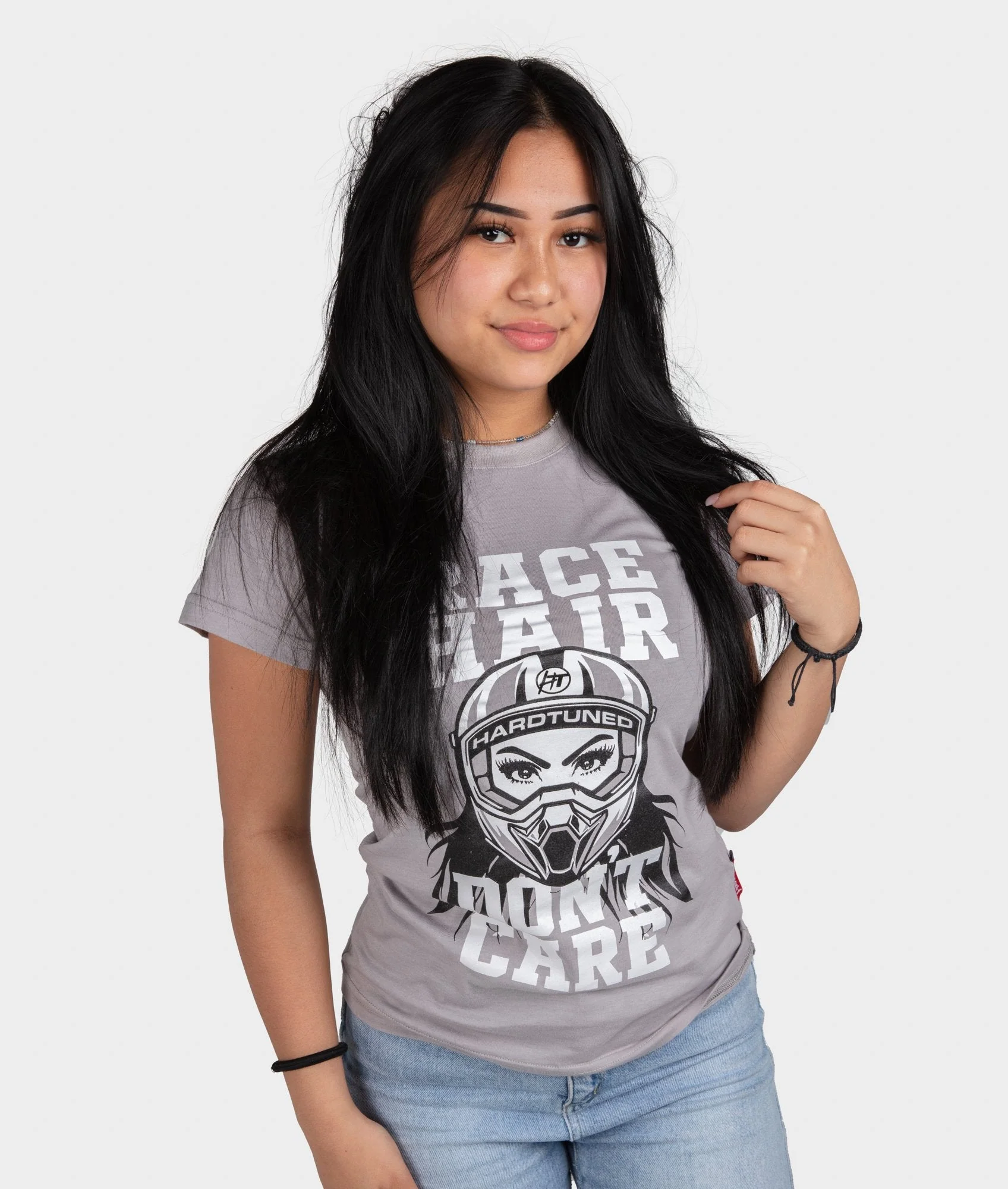 Race Hair Don't Care Womens Tee - Image 5