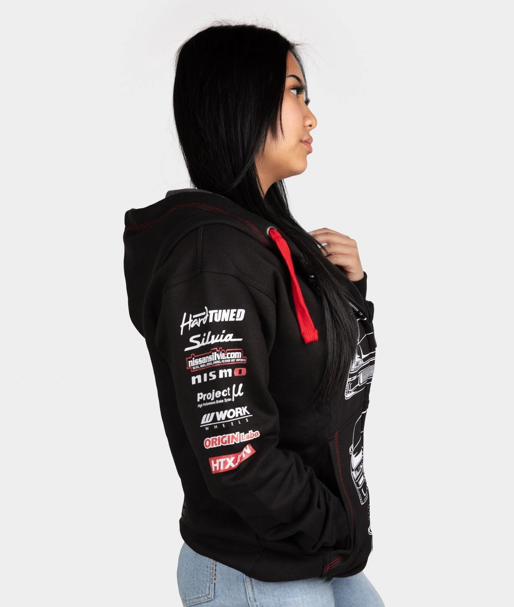 Nissan Silvia Womens Hoodie - Image 4