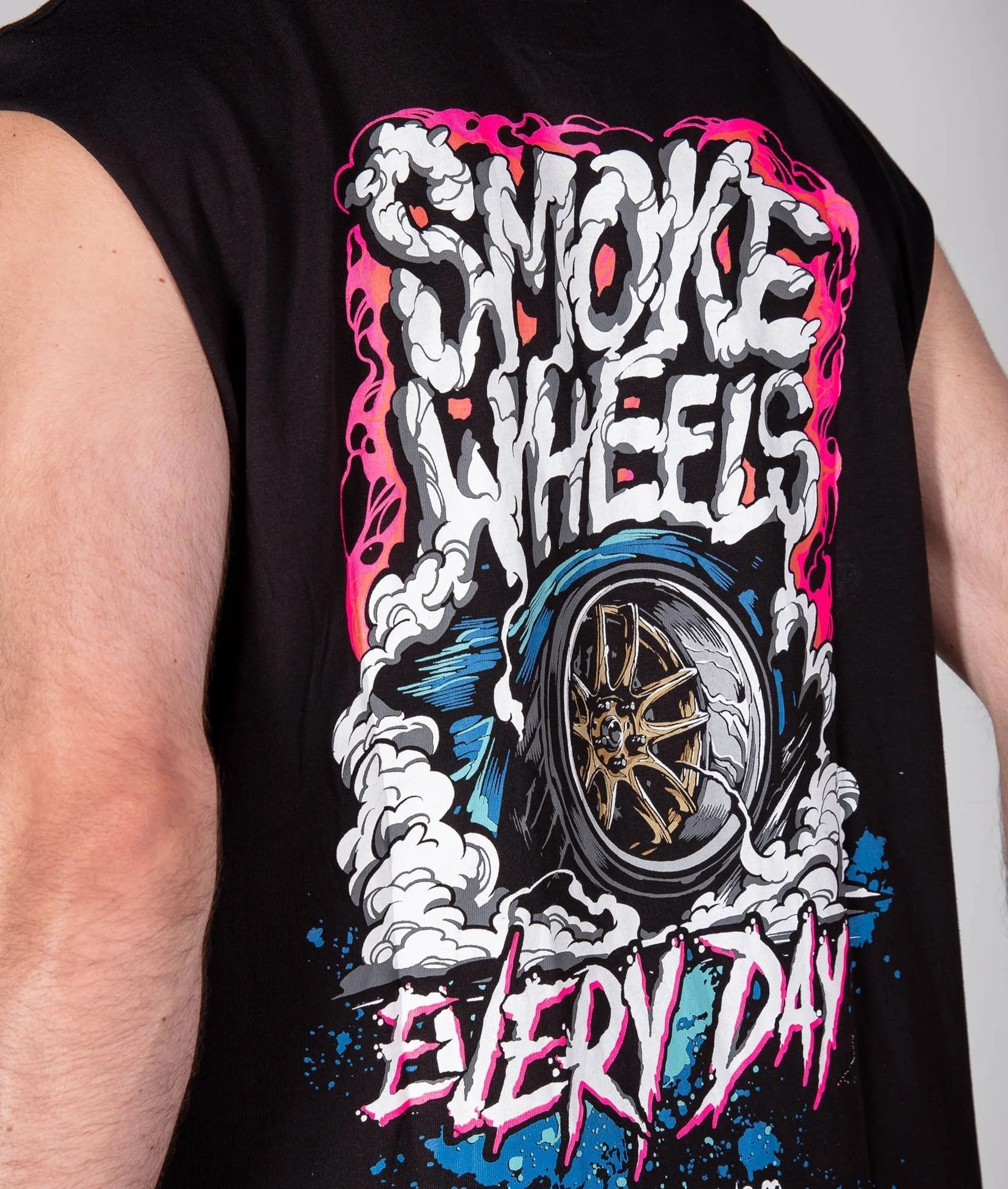 Smoke Wheels Tank Top - Image 4