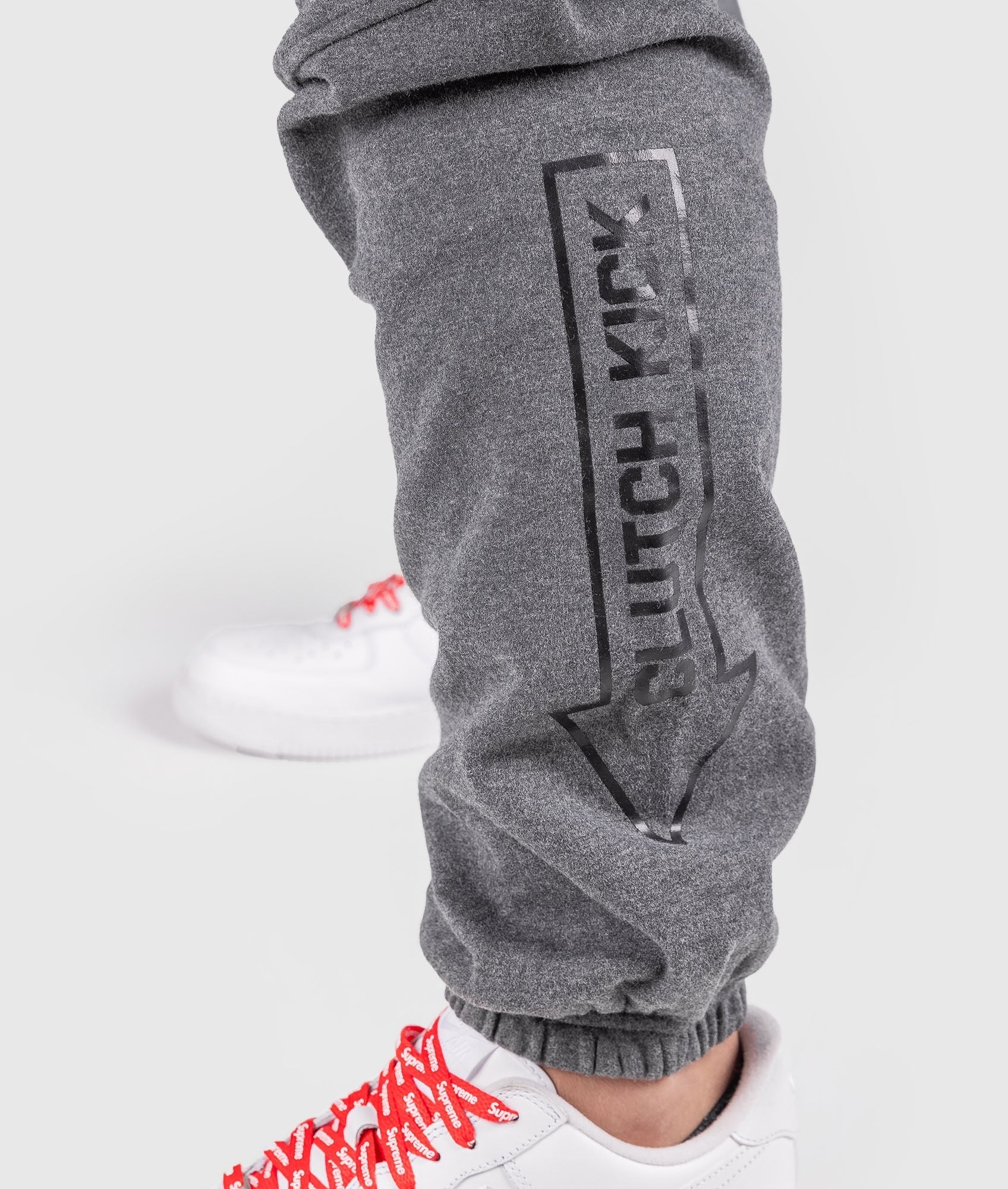 Clutch Kick P1 Fleece Track Pants - Charcoal - Image 7