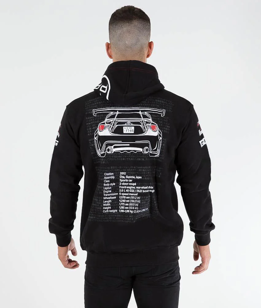 Toyota GT86 / Scion FRS / Subaru BRZ Hoodie - Image 3
