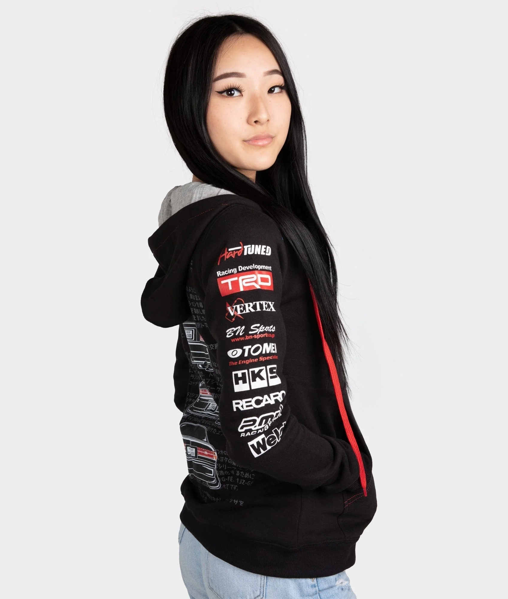 Toyota JZX Womens Hoodie - Image 7