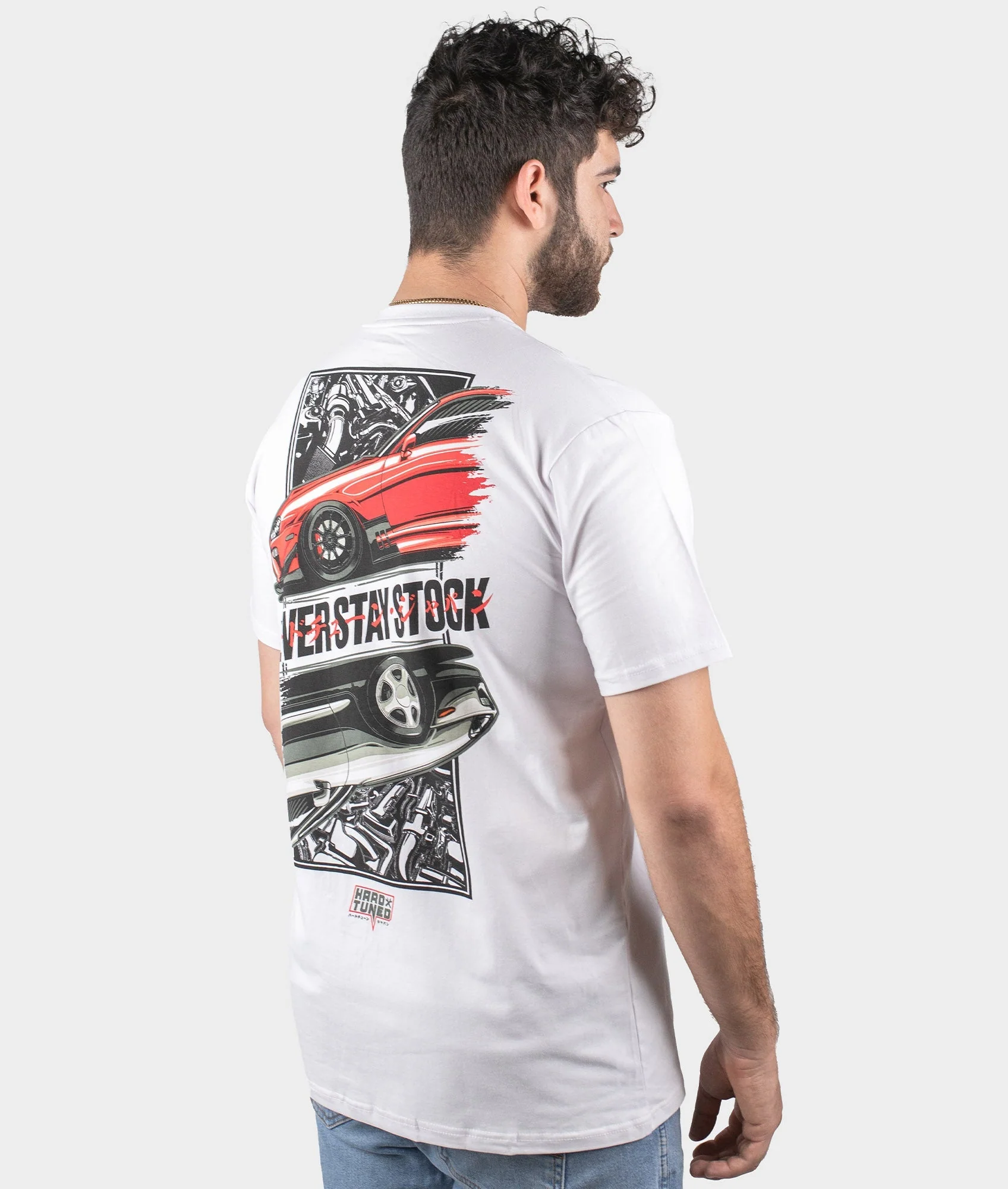 Toyota Supra Never Stay Stock Tee - Image 3