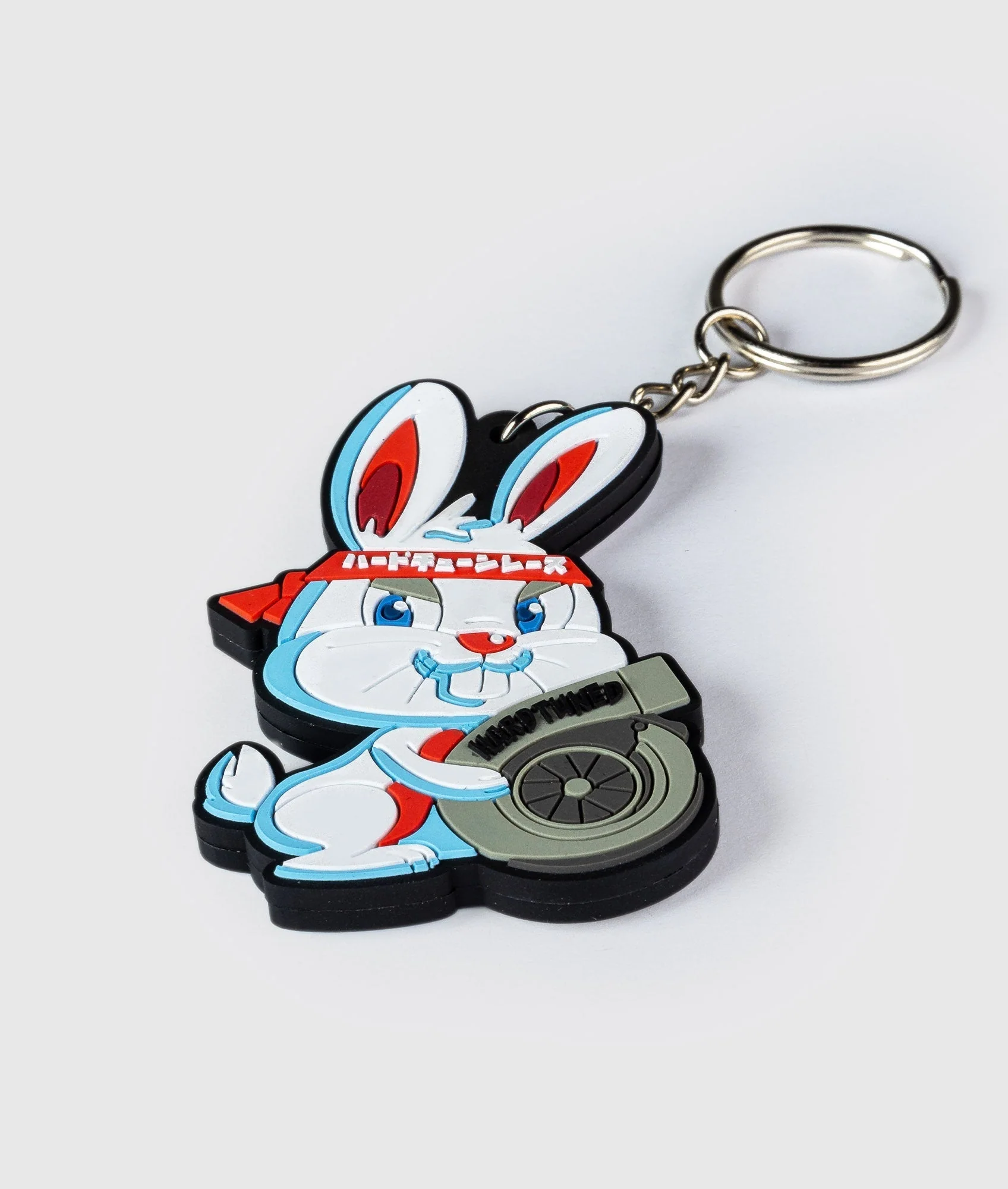 Turbo Bunny Rubber Key Ring - Image 4