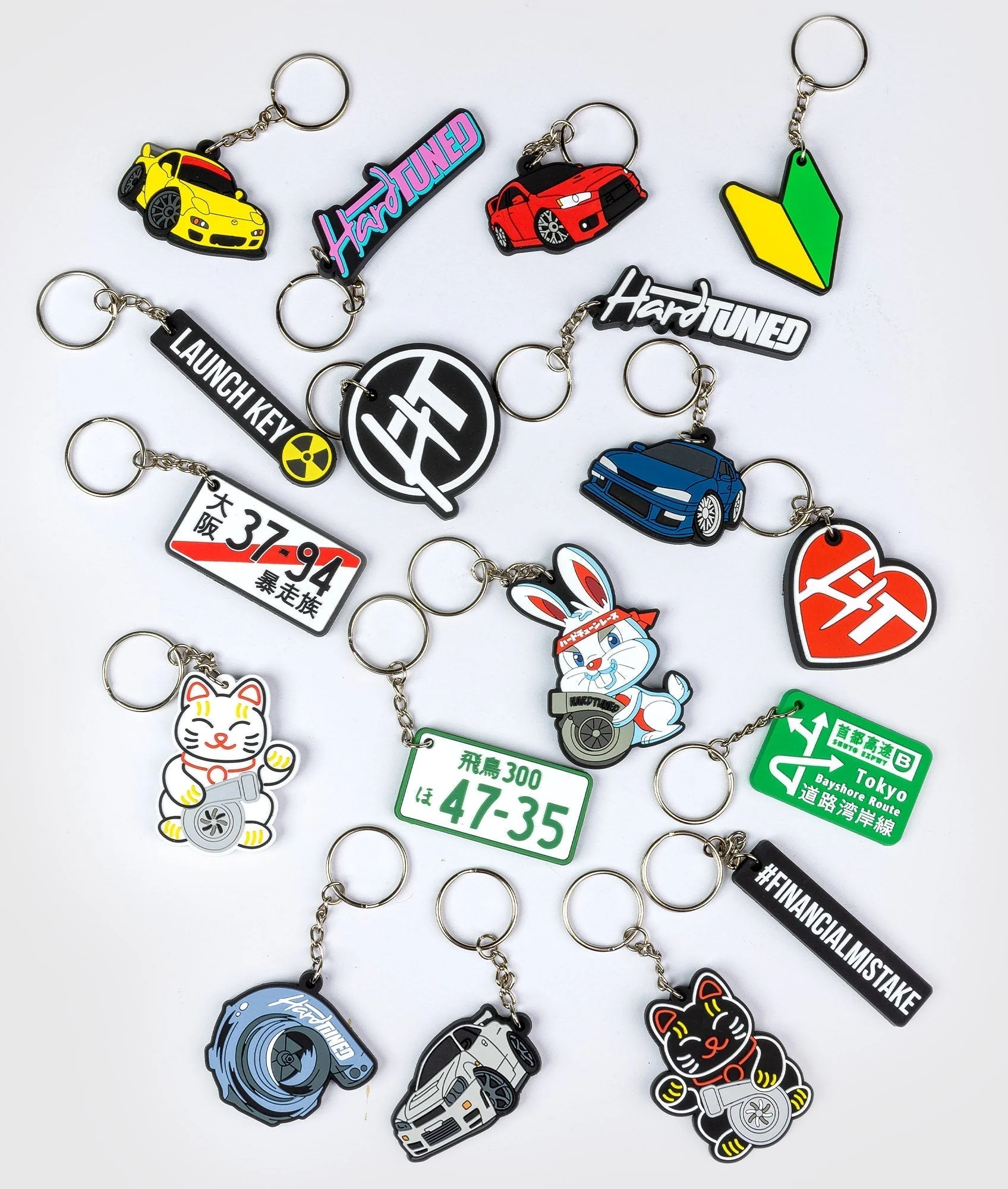 Turbo Rubber Key Ring - Image 5
