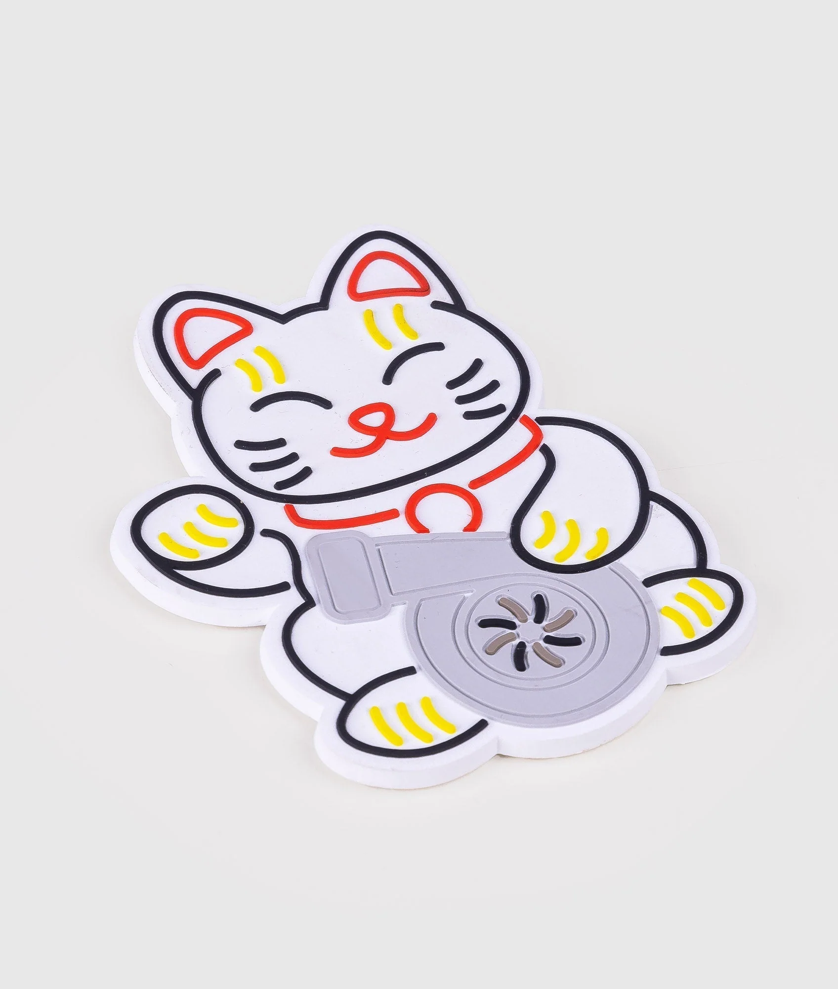 White Kitty Magnet - Image 5
