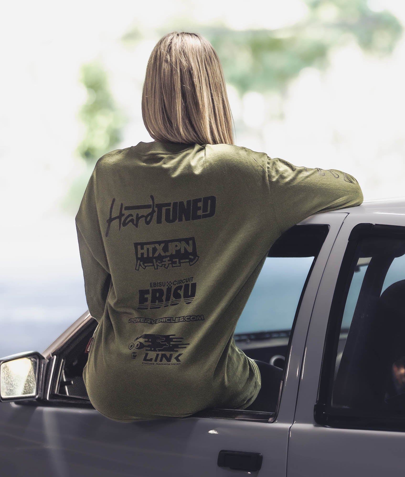 Womens Drift Matsuri Track Tee - Khaki - Image 5