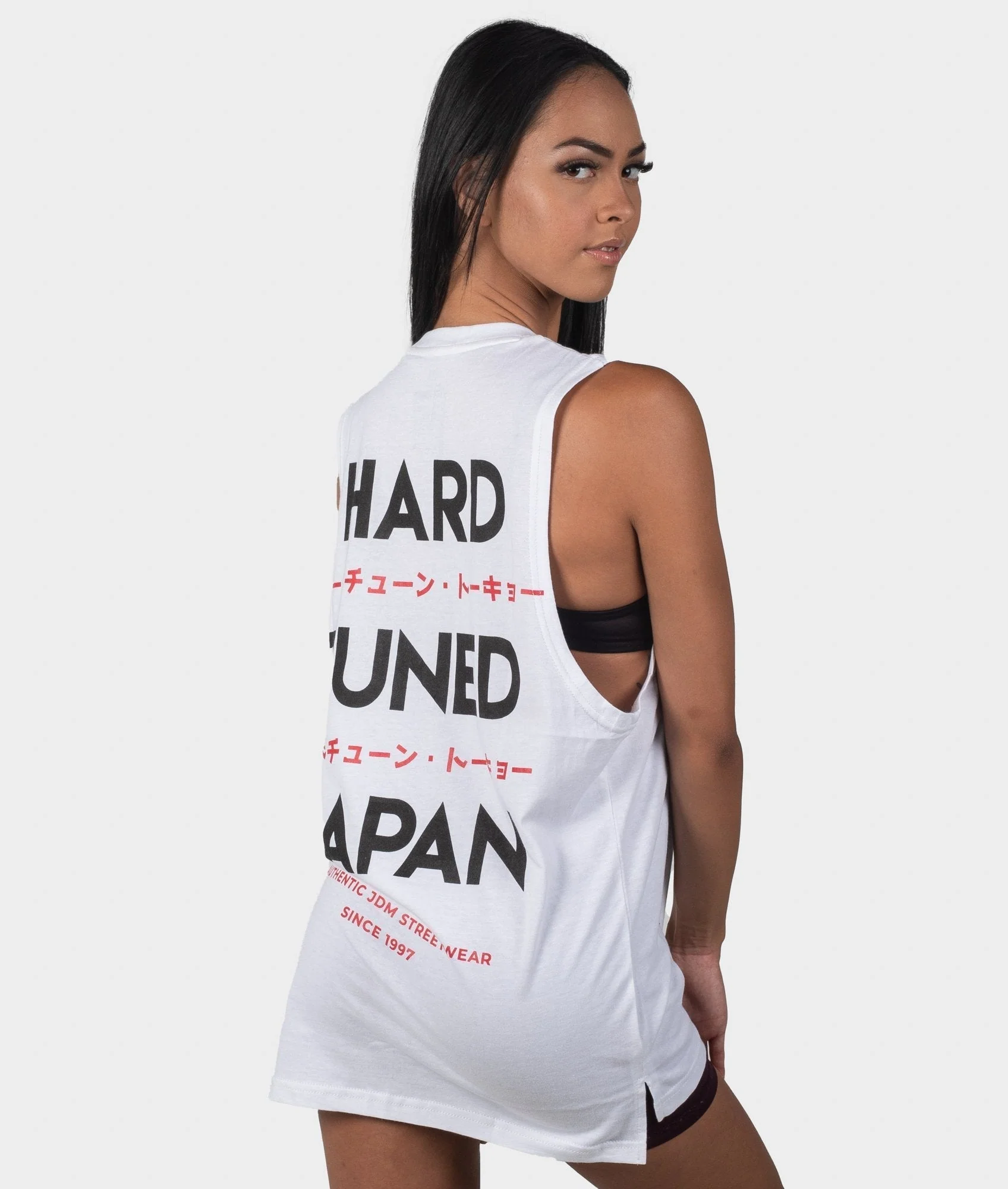 Womens HTxJPN Crossing Tank - White - Image 7