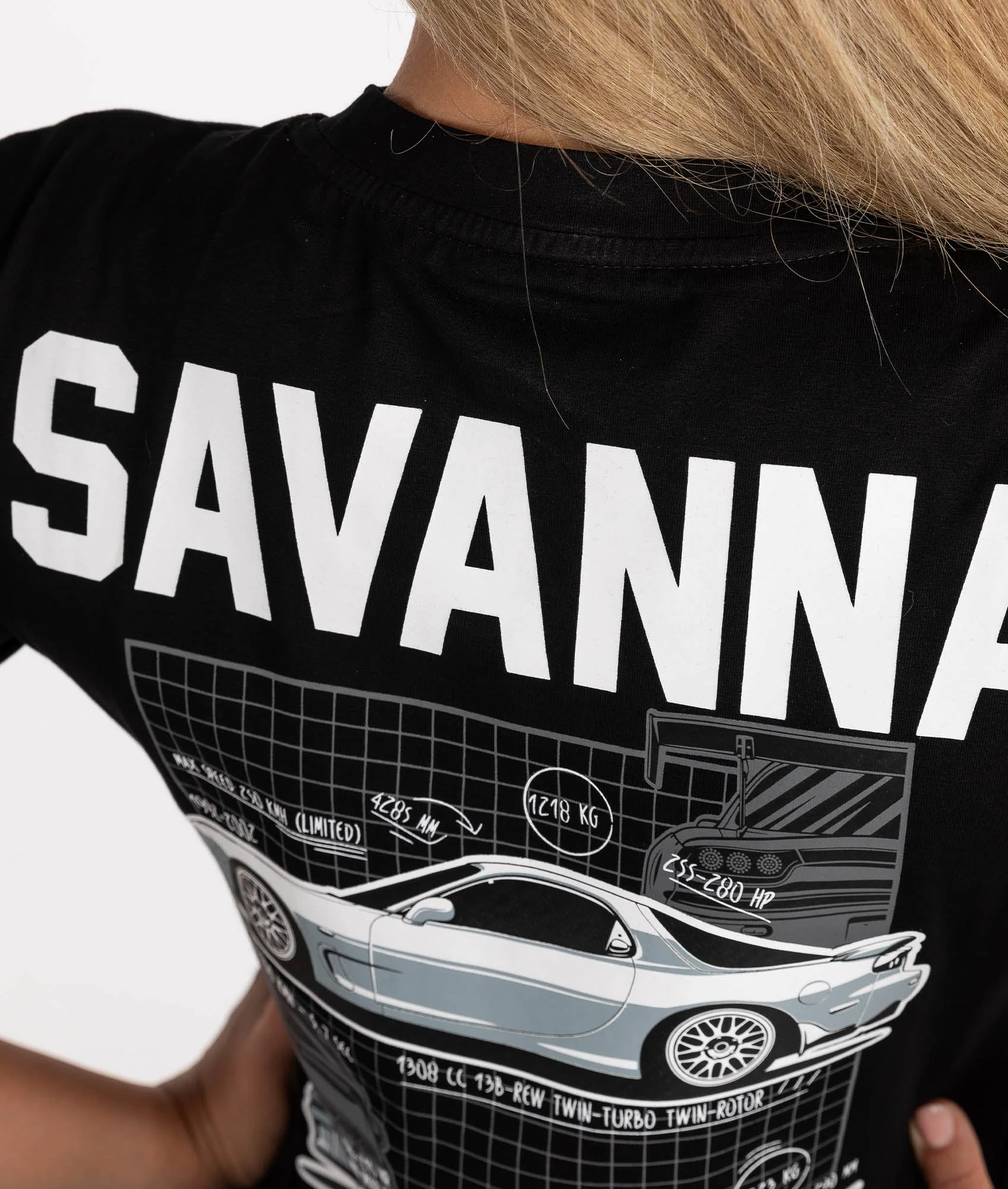 Womens Mazda RX7 Generations Tee - Image 6