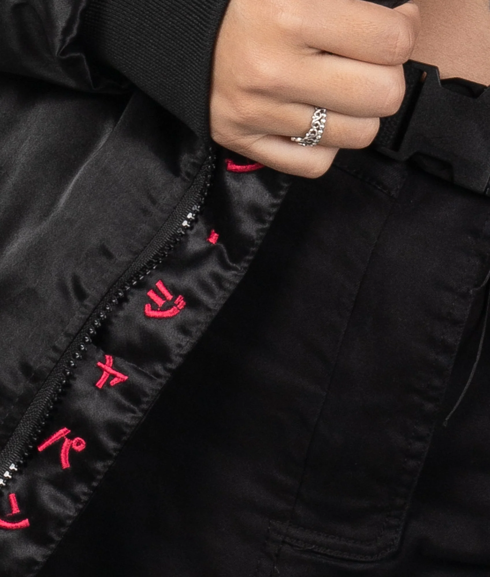 Womens Overnight Parts Bomber Jacket - Image 8