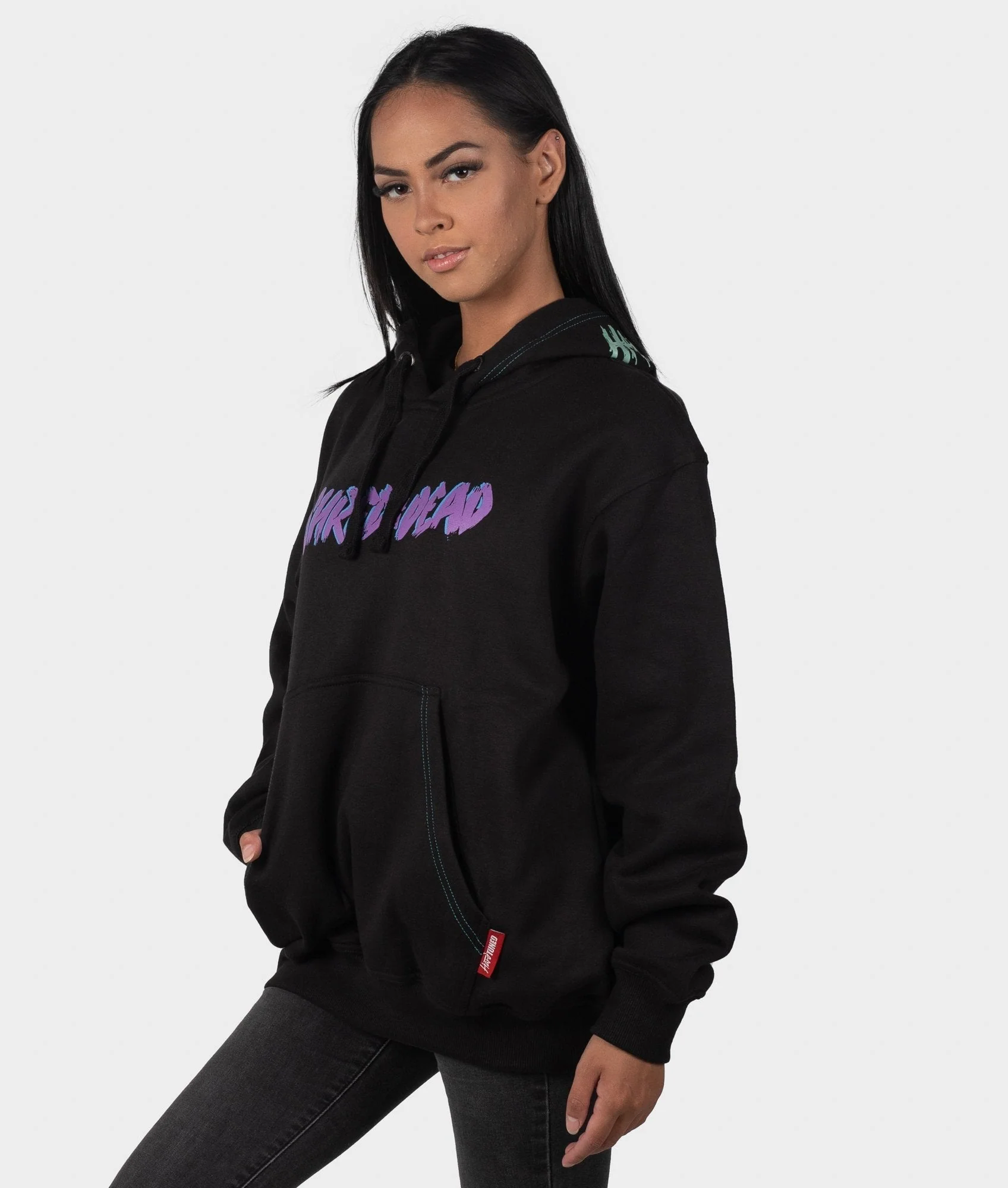 Shred Till Ya Dead Womens Hoodie - Image 6