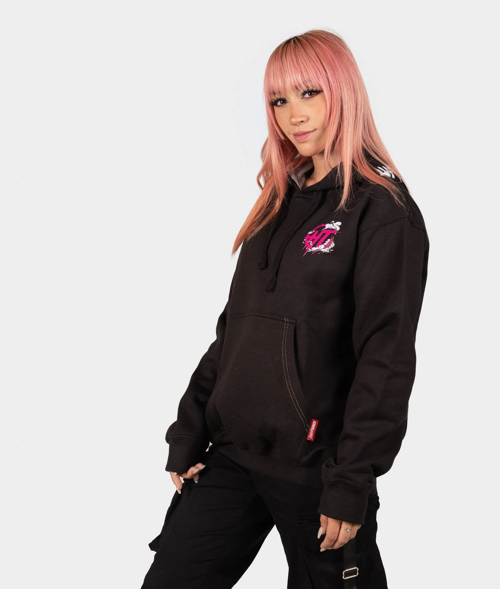 Smoke Wheels Womens Hoodie - Image 3