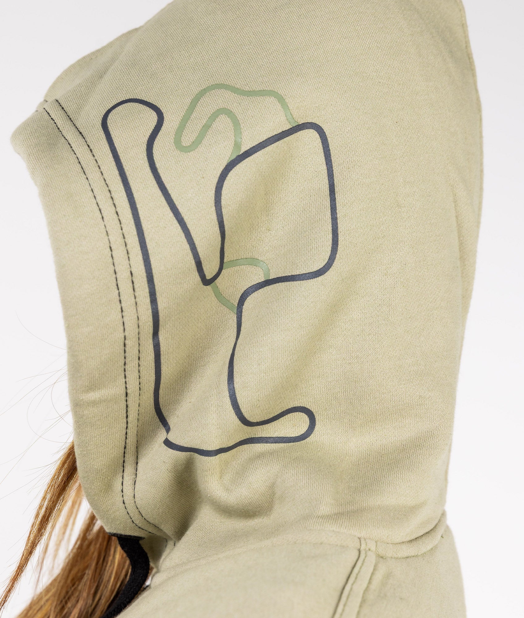 Womens World Time Attack Team Hoodie - Eucalyptus - Image 7