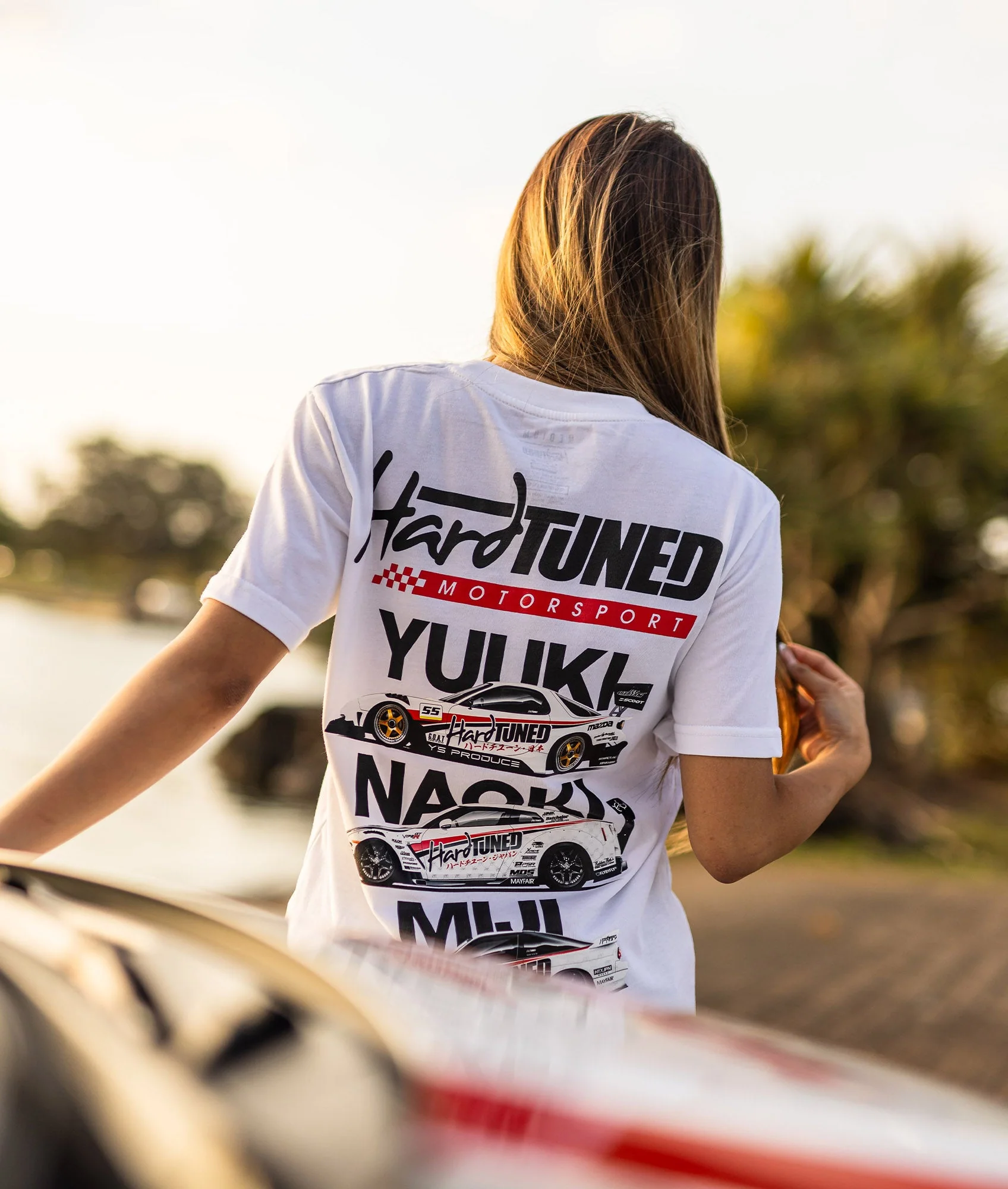 Womens World Time Attack Team Tee - White - Image 2