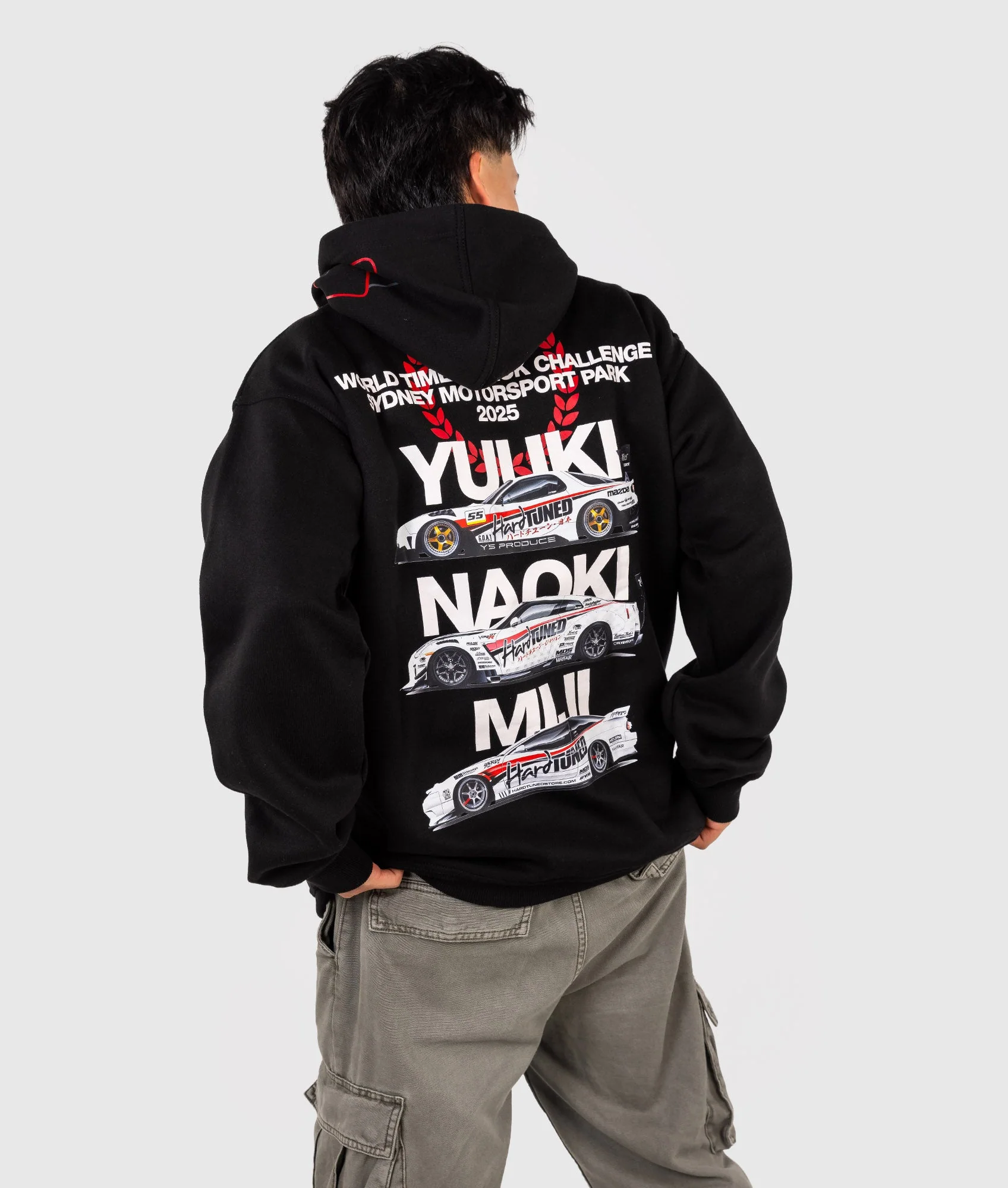 World Time Attack Team Hoodie - Black - Image 4