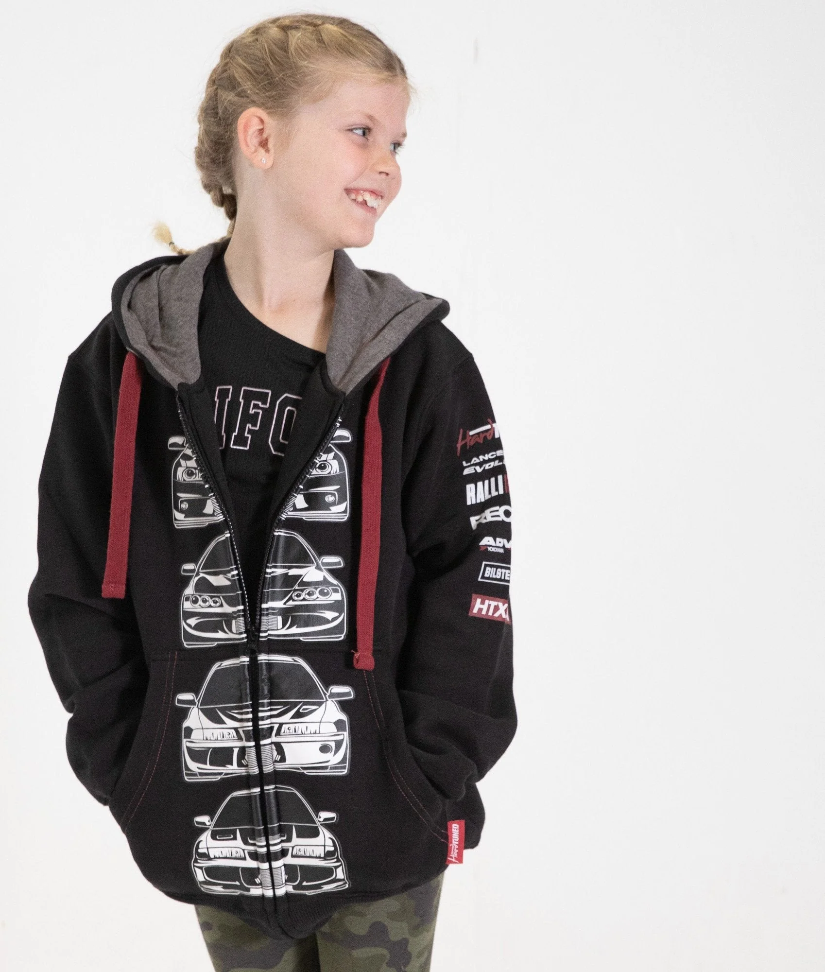 Youth Mitsubishi Evolution Hoodie - Image 6