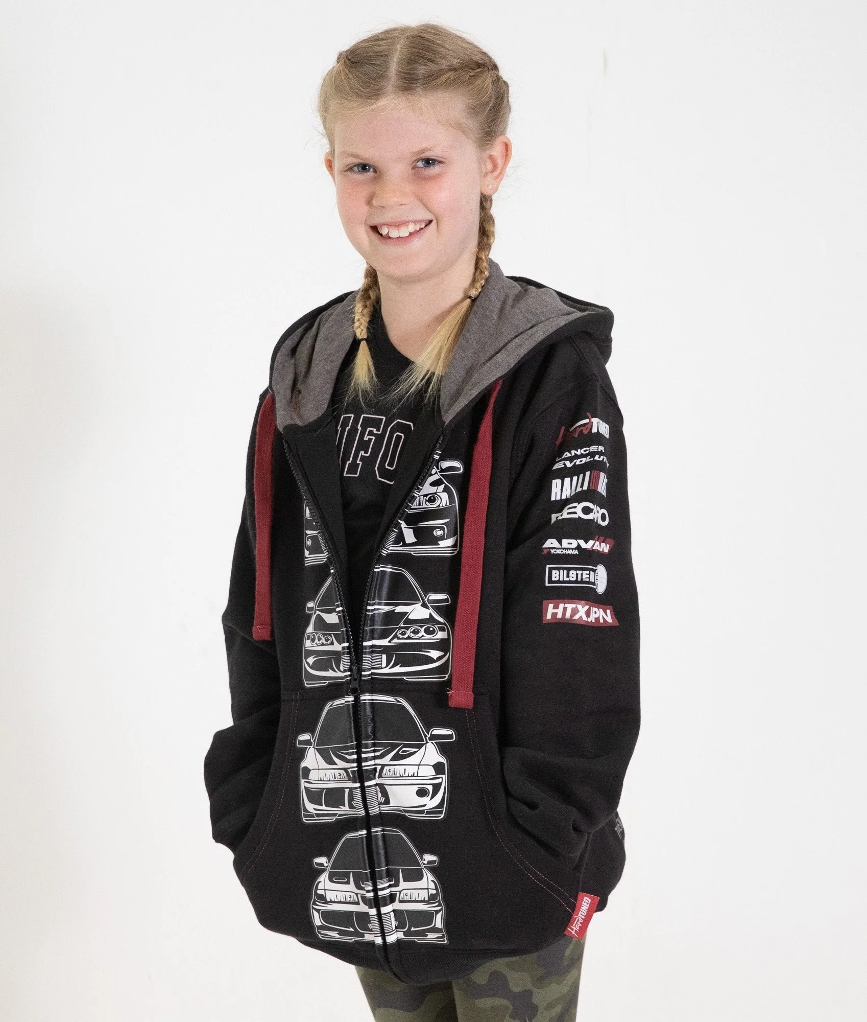 Youth Mitsubishi Evolution Hoodie - Image 7