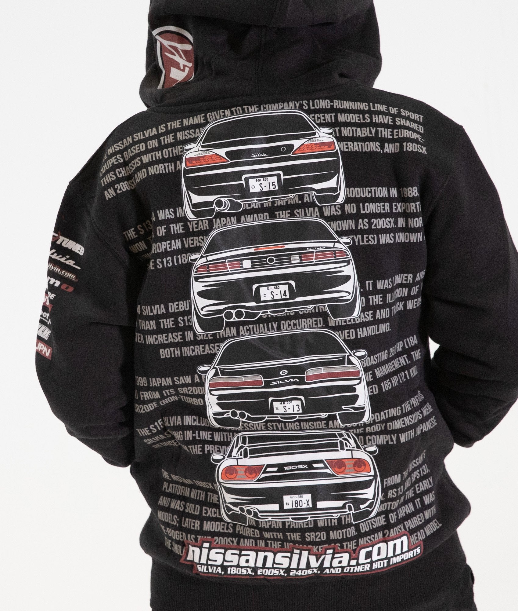Youth Silvia S15, S14, S13, 180sx Hoodie - Image 6