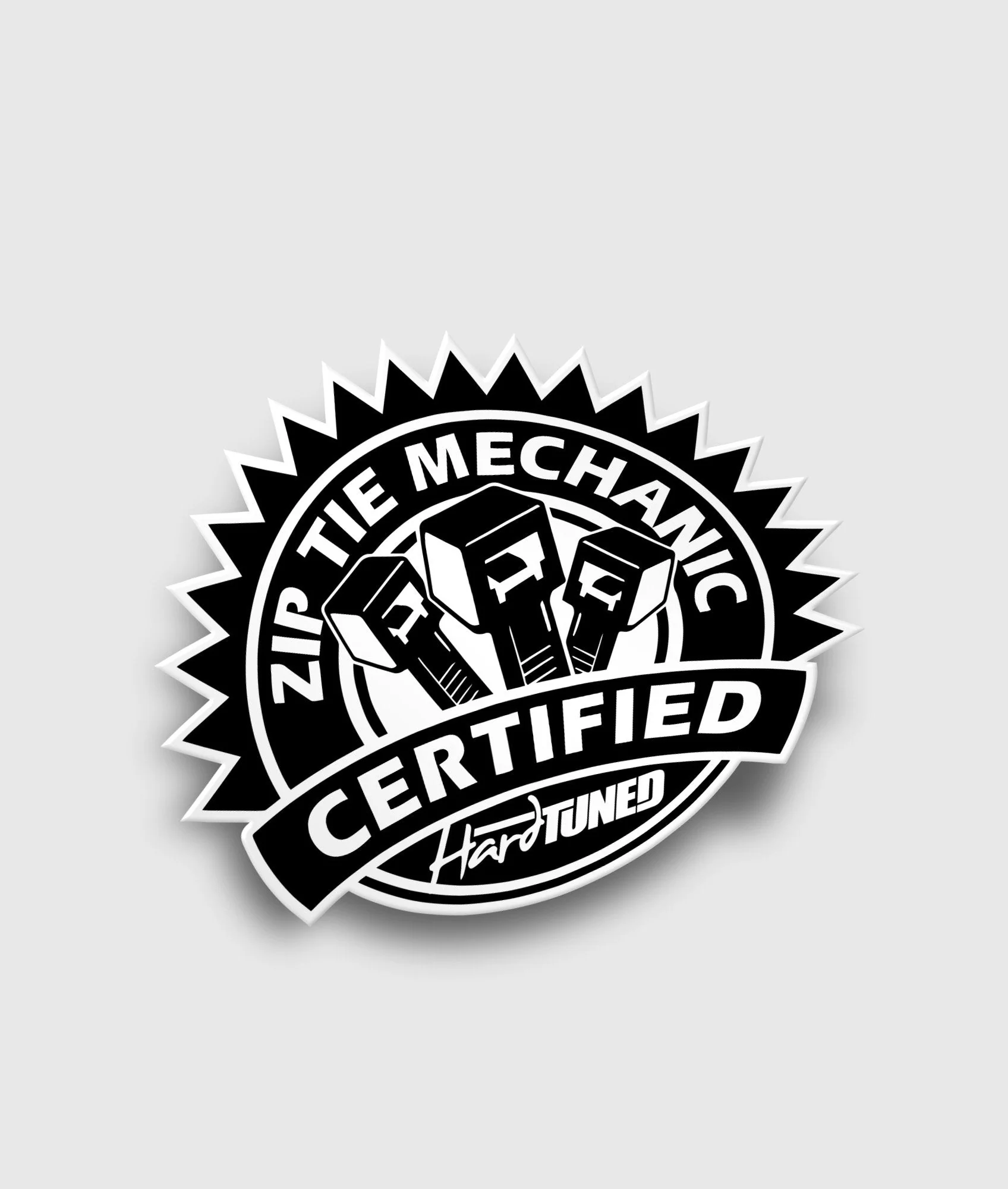 Zip Tie Mechanic Sticker